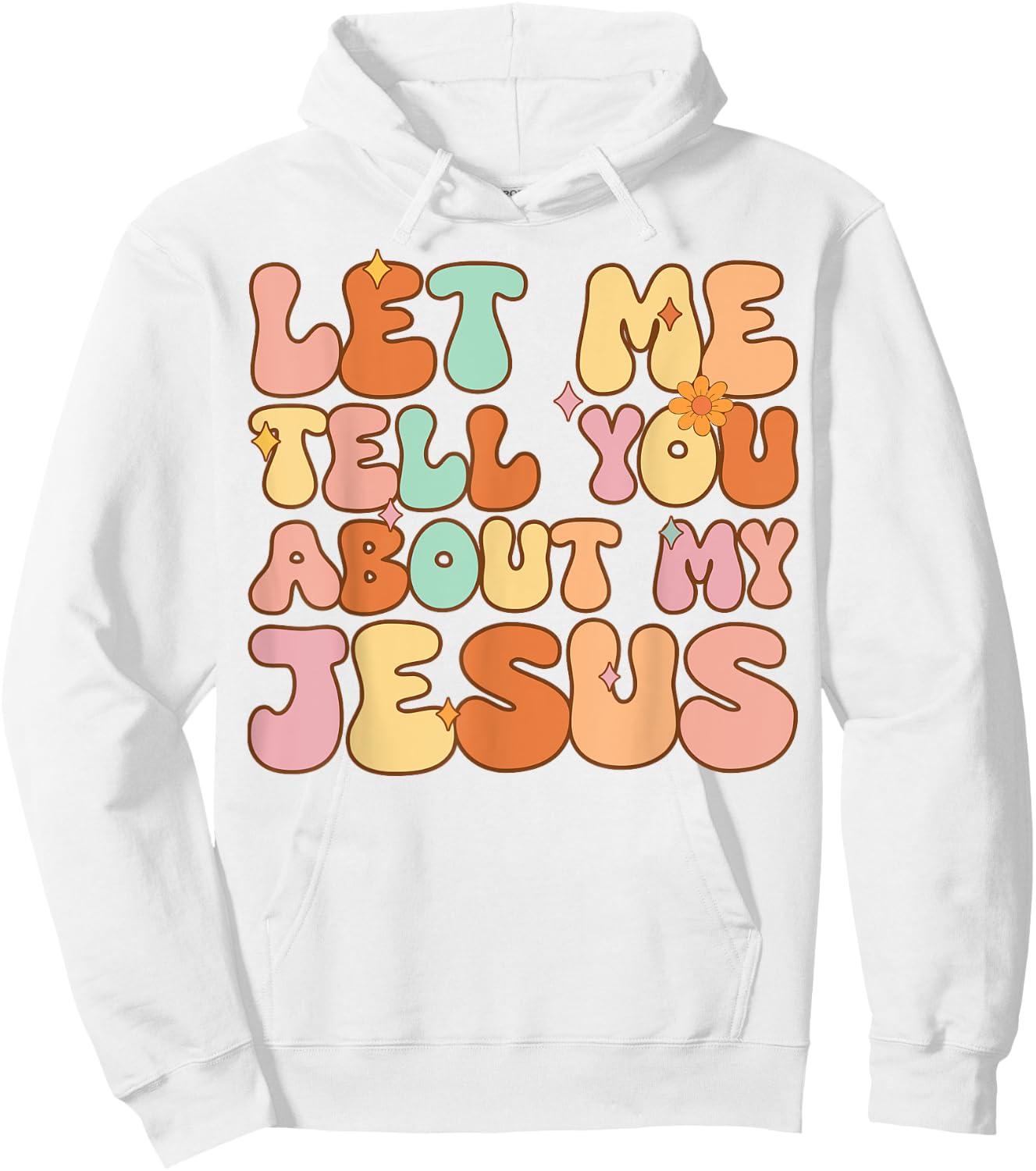 Girls Let Me Tell You About My Jesus Youth Women Christian Hoodie - Hoodie | White