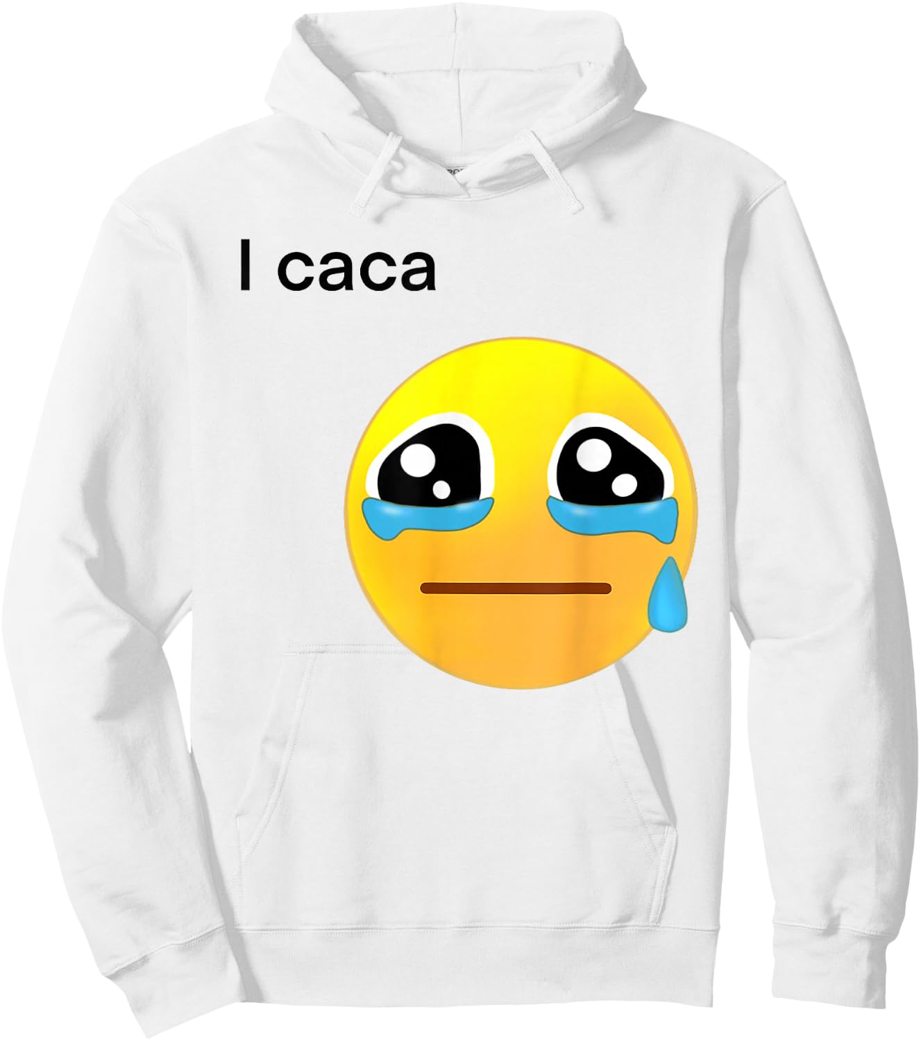 I Caca Icon Cry Hoodie - Hoodie | White