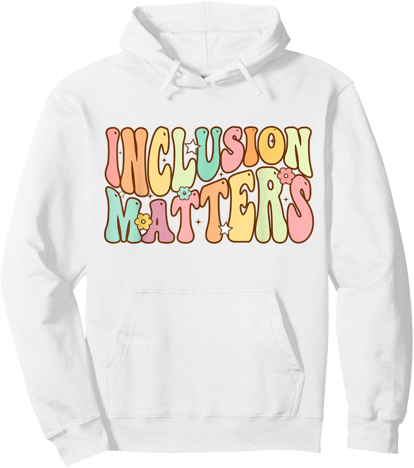 Inclusion Matters Special Education Autism Awareness Teacher Hoodie - Hoodie | White
