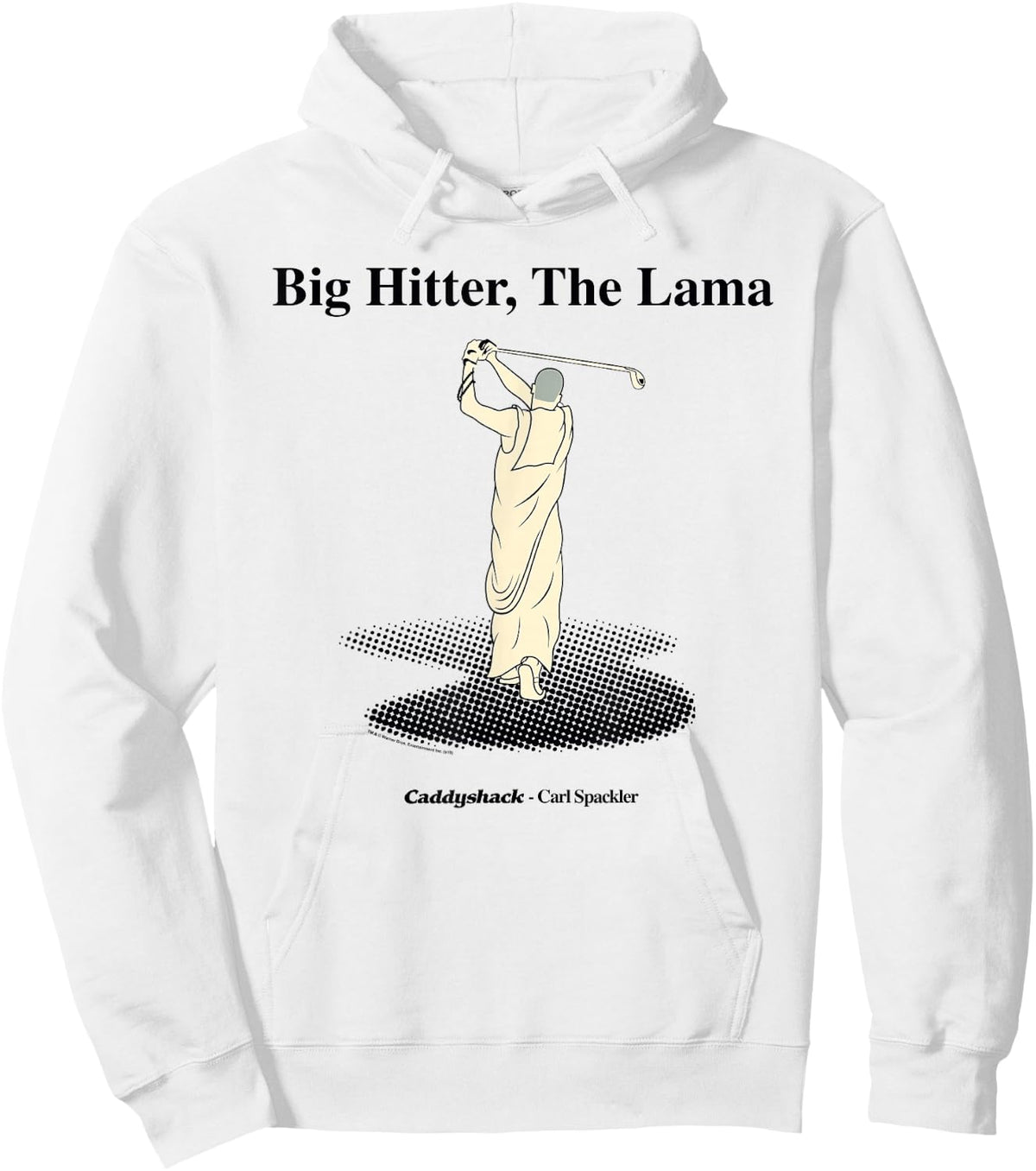 Caddyshack Big Hitter, The Lama Hoodie - Hoodie | White