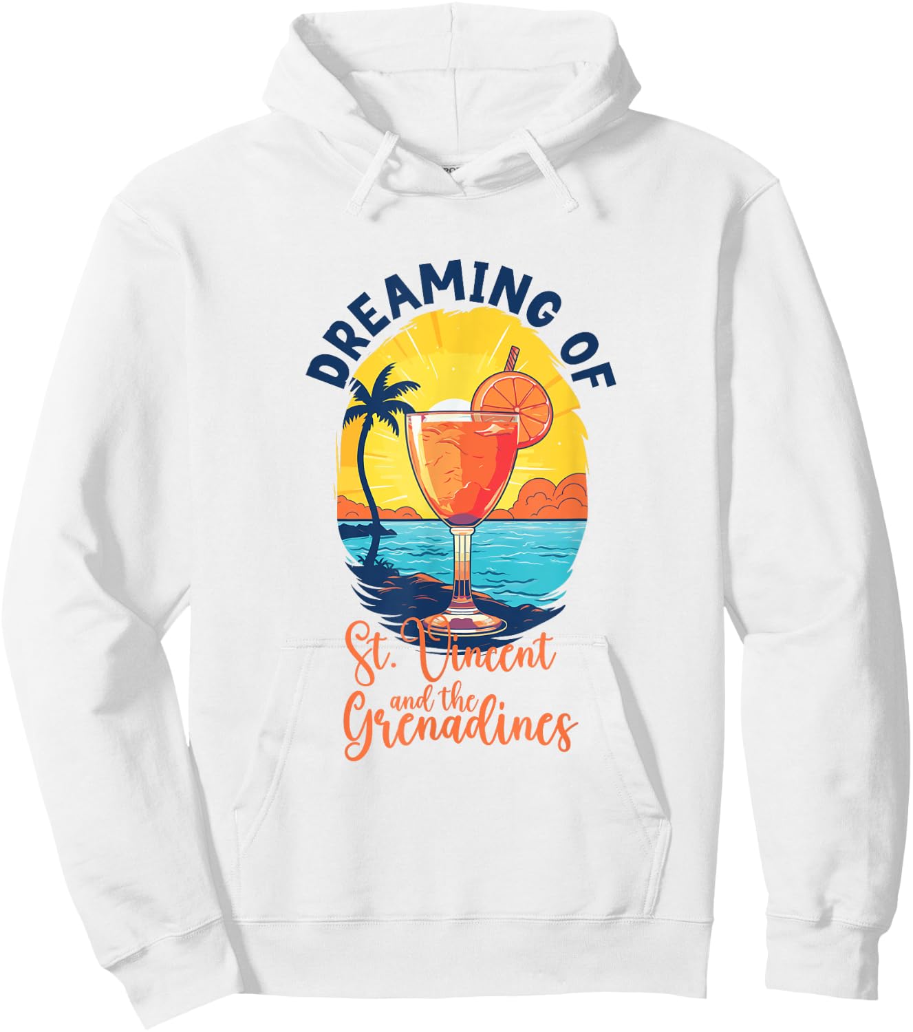 Dreaming of St. Vincent and the Grenadines Hoodie - Hoodie | White