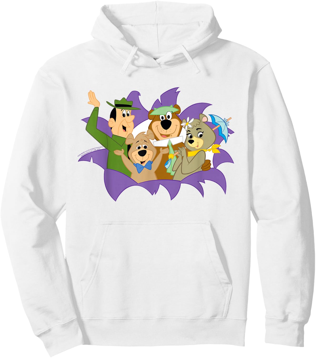 Yogi Bear and Friends That's All Folks Hoodie - Hoodie | White