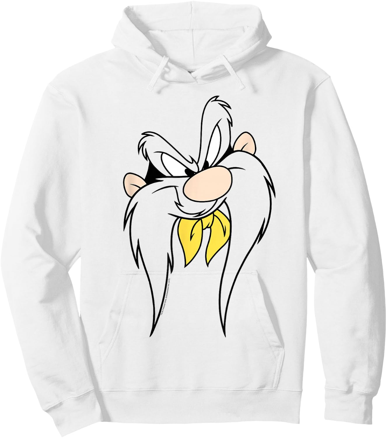 Looney Tunes Yosemite Sam Face Hoodie - Hoodie | White