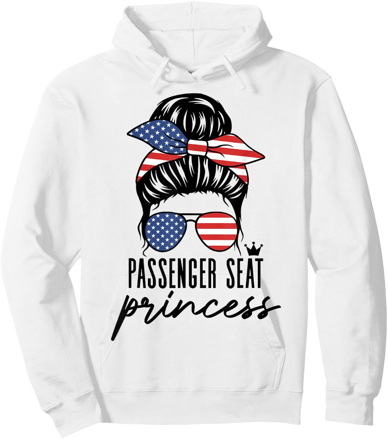 Passenger Seat Princess Hoodie - Hoodie | White