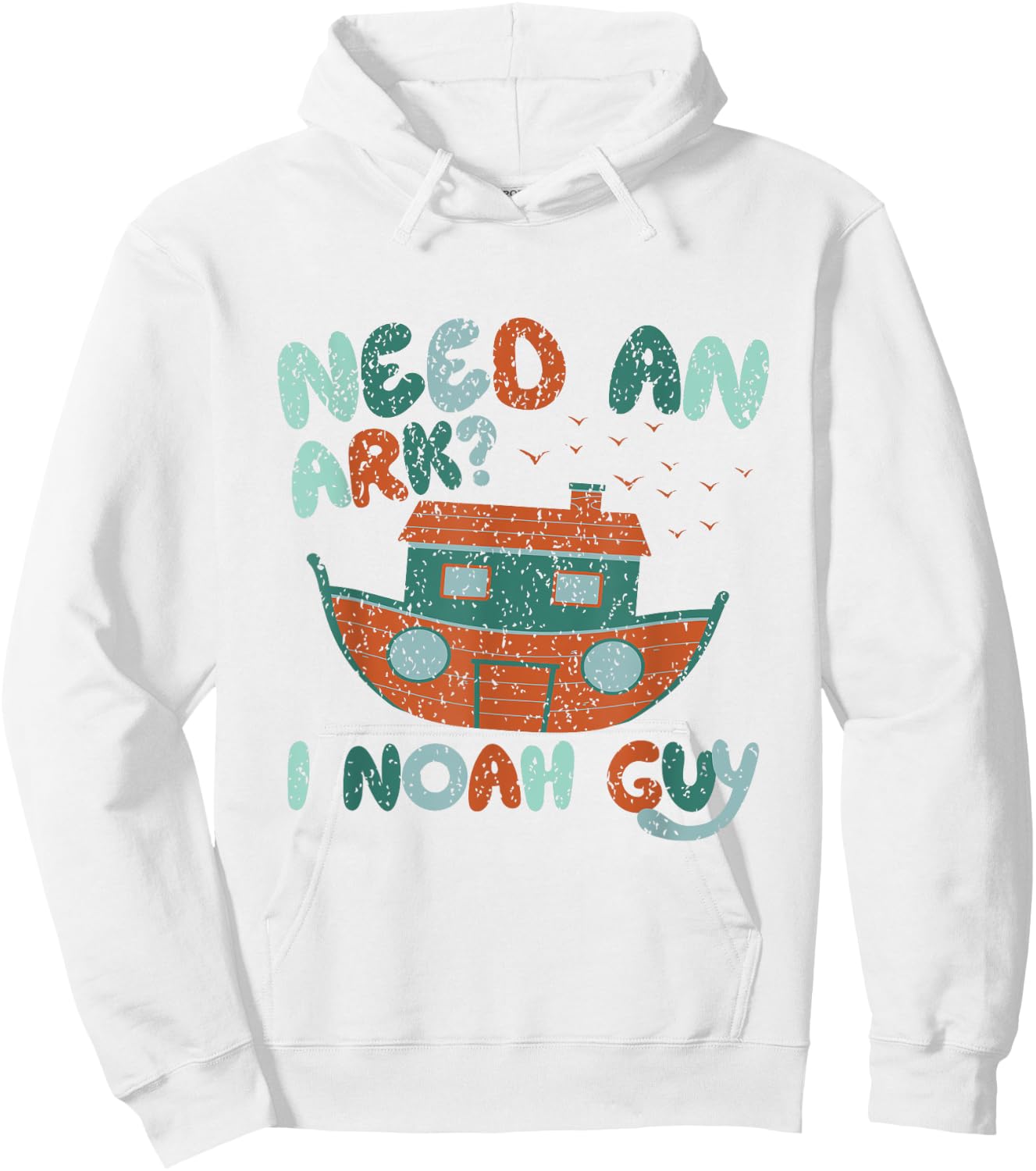 Need An Ark? I Noah Guy Christian Boys Funny Hoodie - Hoodie | White