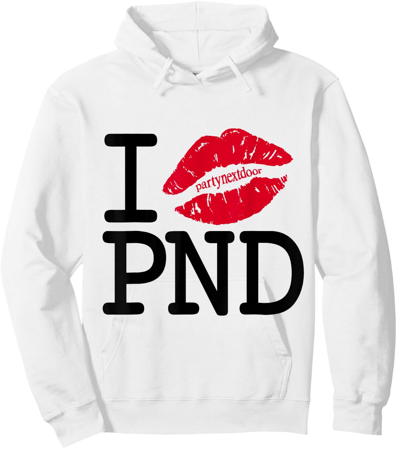 I kiss PARTYNEXTDOOR Hoodie - Hoodie | White