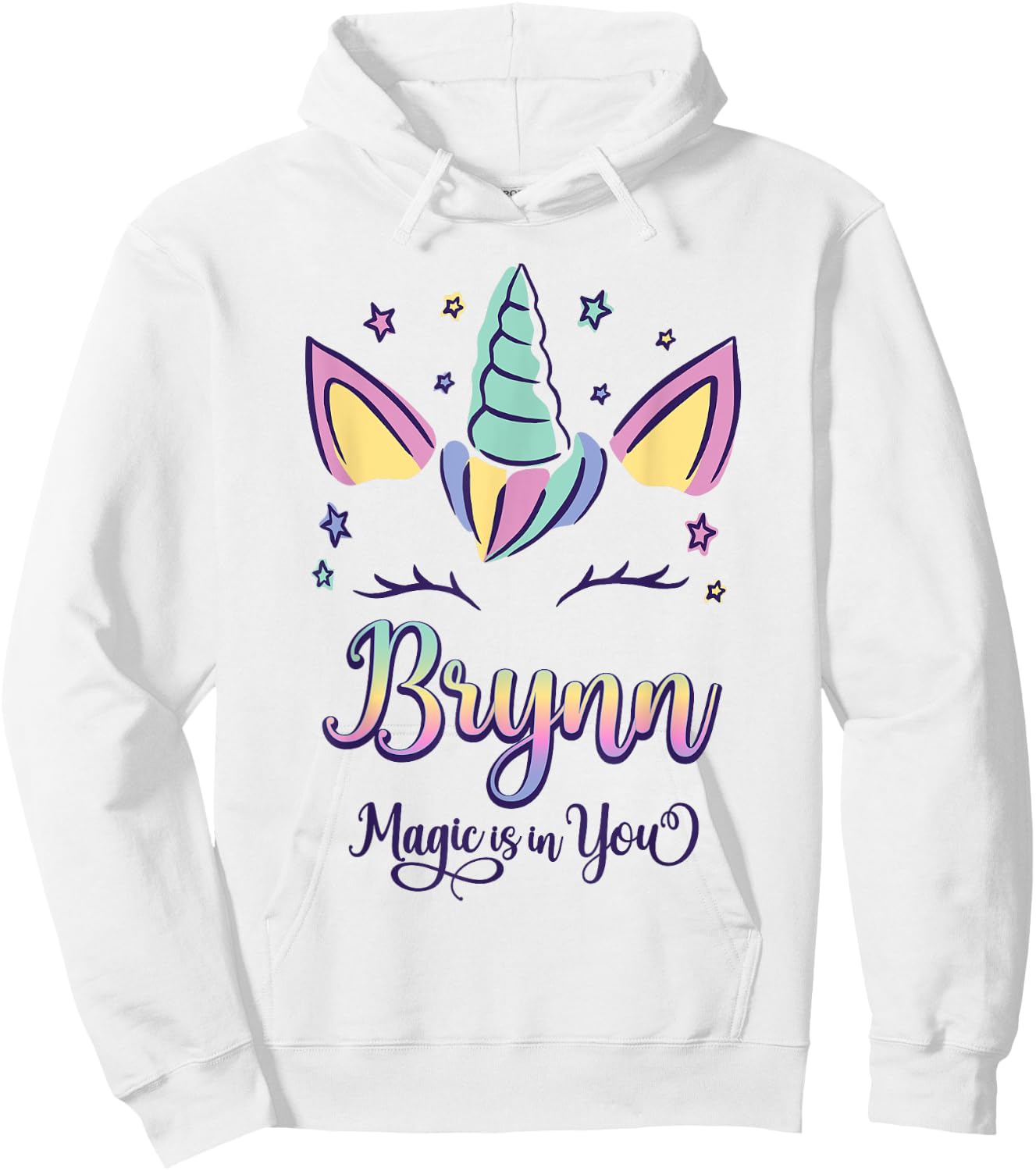 First Name Brynn Personalized I Love Brynn Hoodie - Hoodie | White
