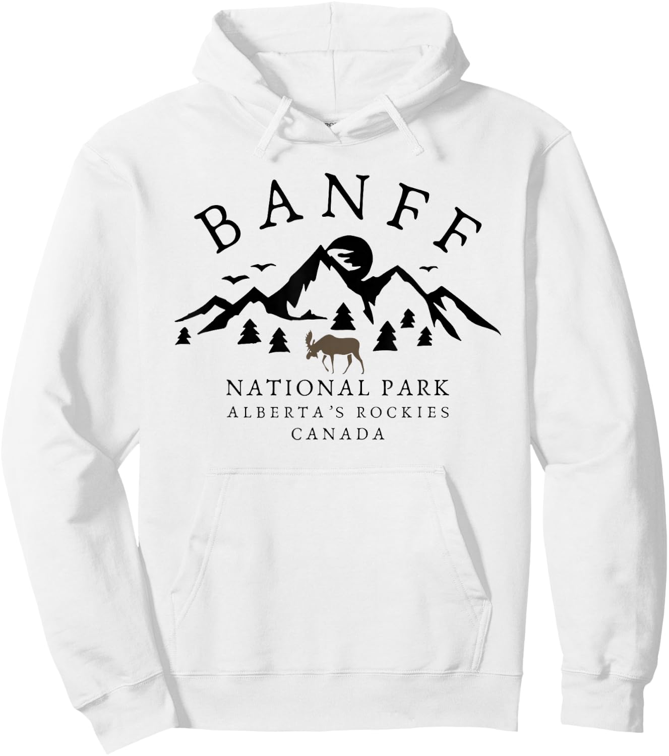 Banff National Park Canada Hoodie - Hoodie | White