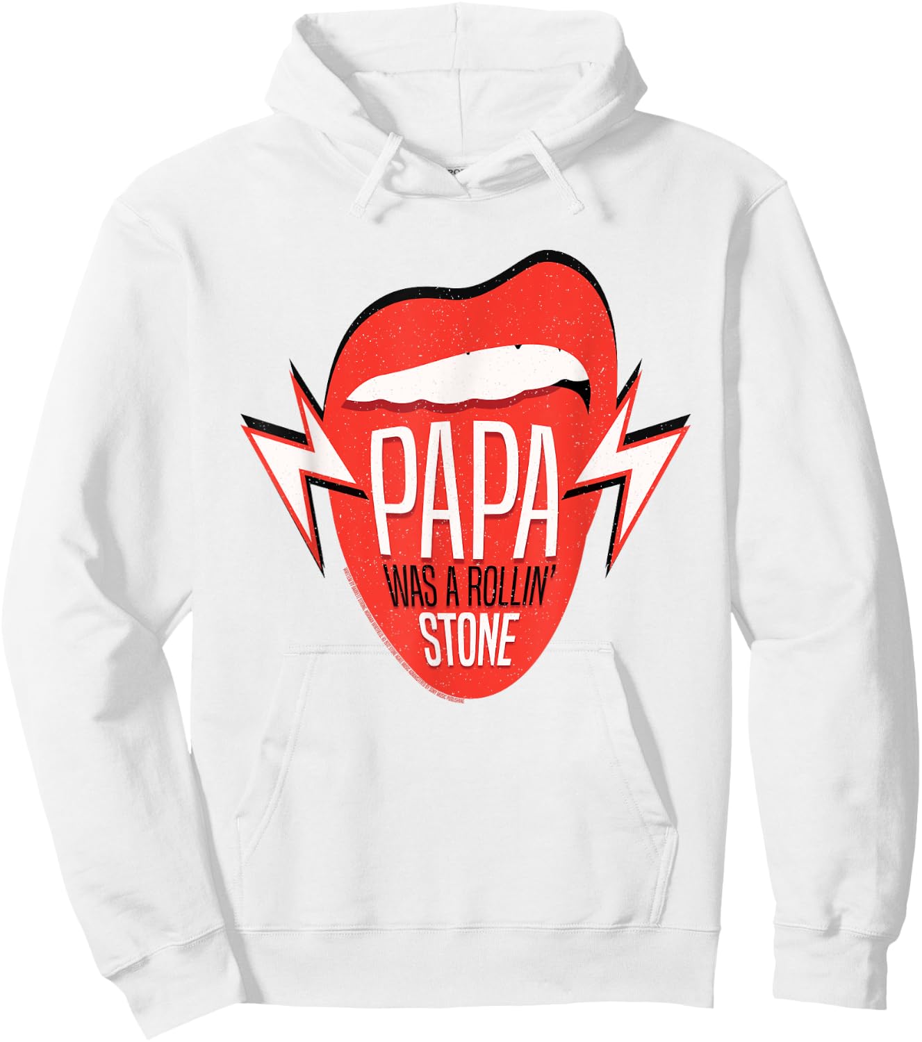 Papa Was a Rollin' Stone Lyric The Temptations Hoodie - Hoodie | White