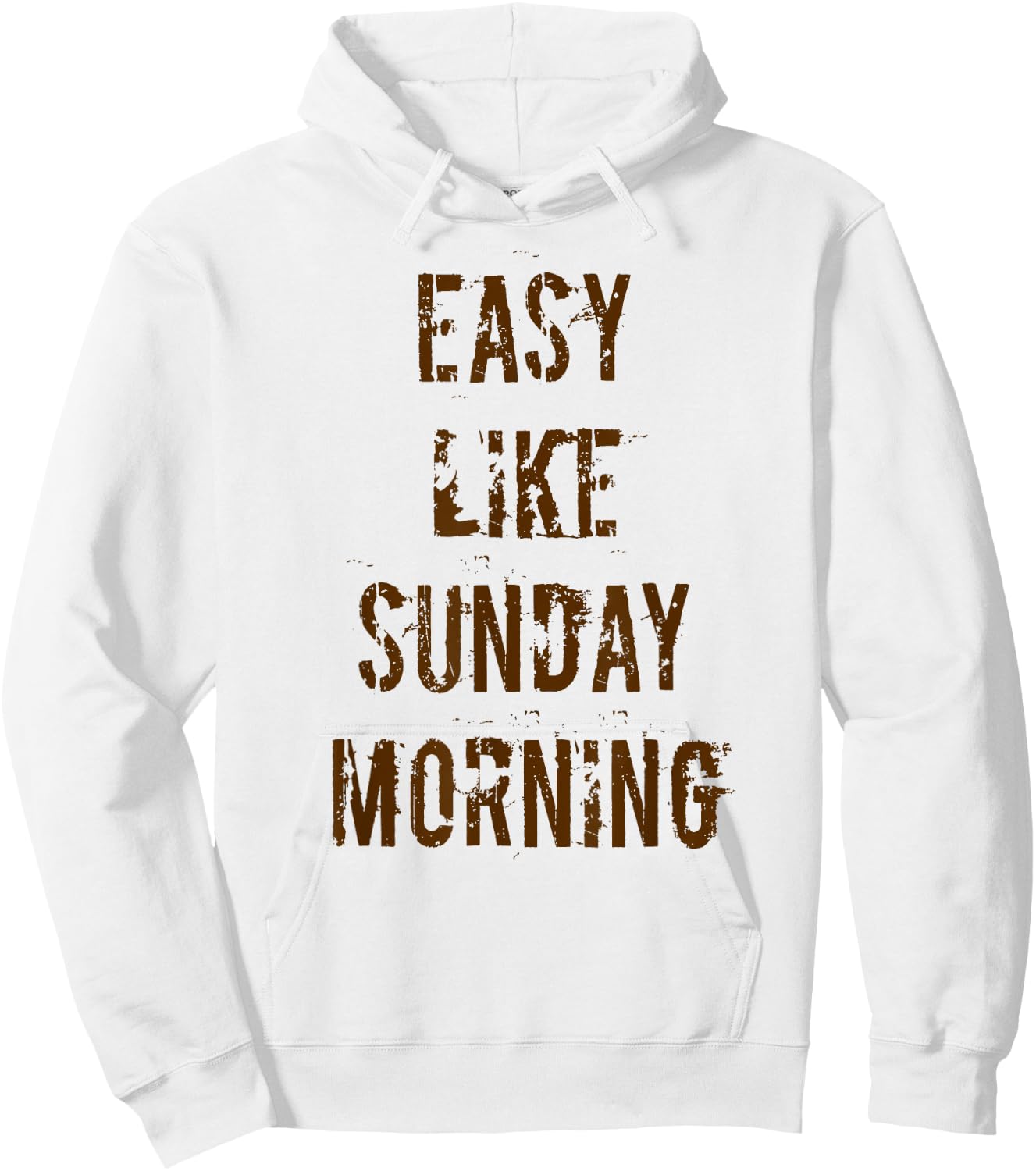 Easy Like Sunday Morning Hoodie - Hoodie | White