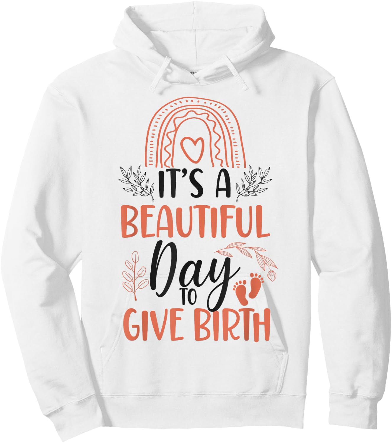 LD Labour And Delivery Nurse Midwife Birth Worker Doula Hoodie - Hoodie | White