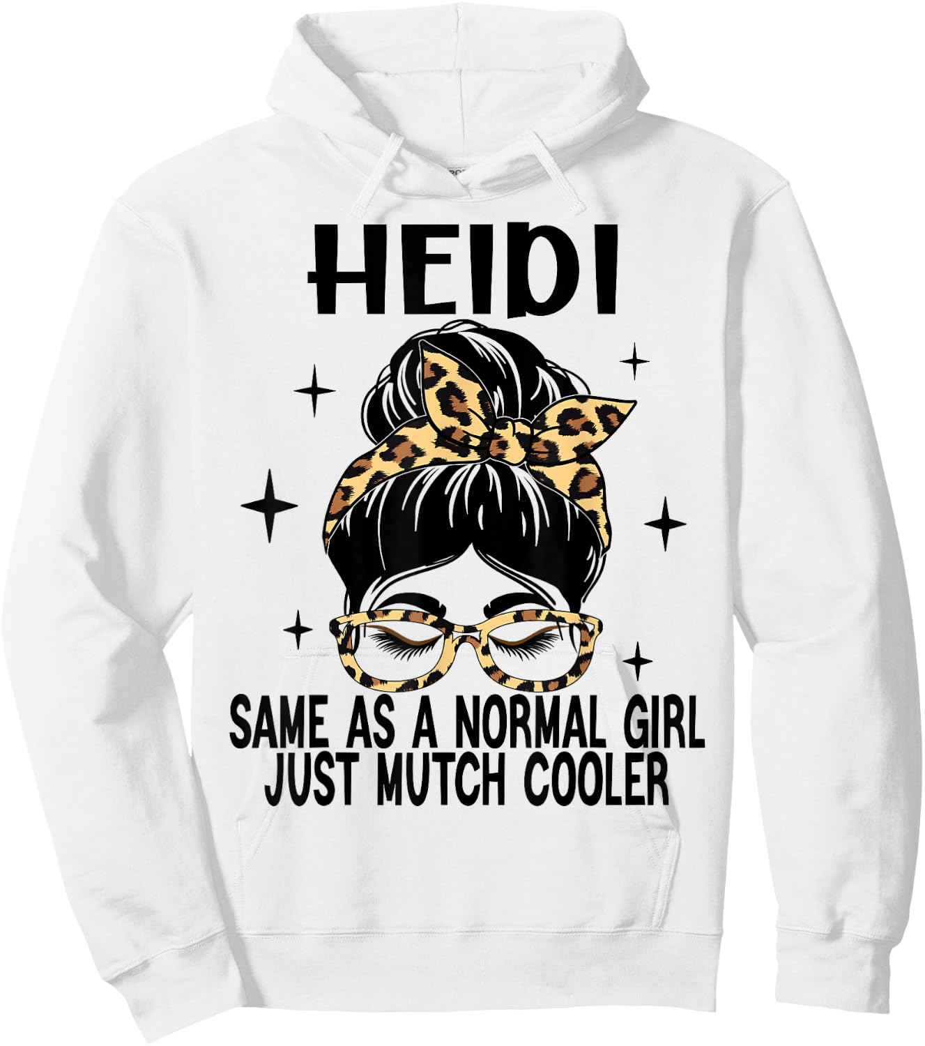 HEIDI Costume Cute Definition Personalized Name HEIDI Hoodie - Hoodie | White