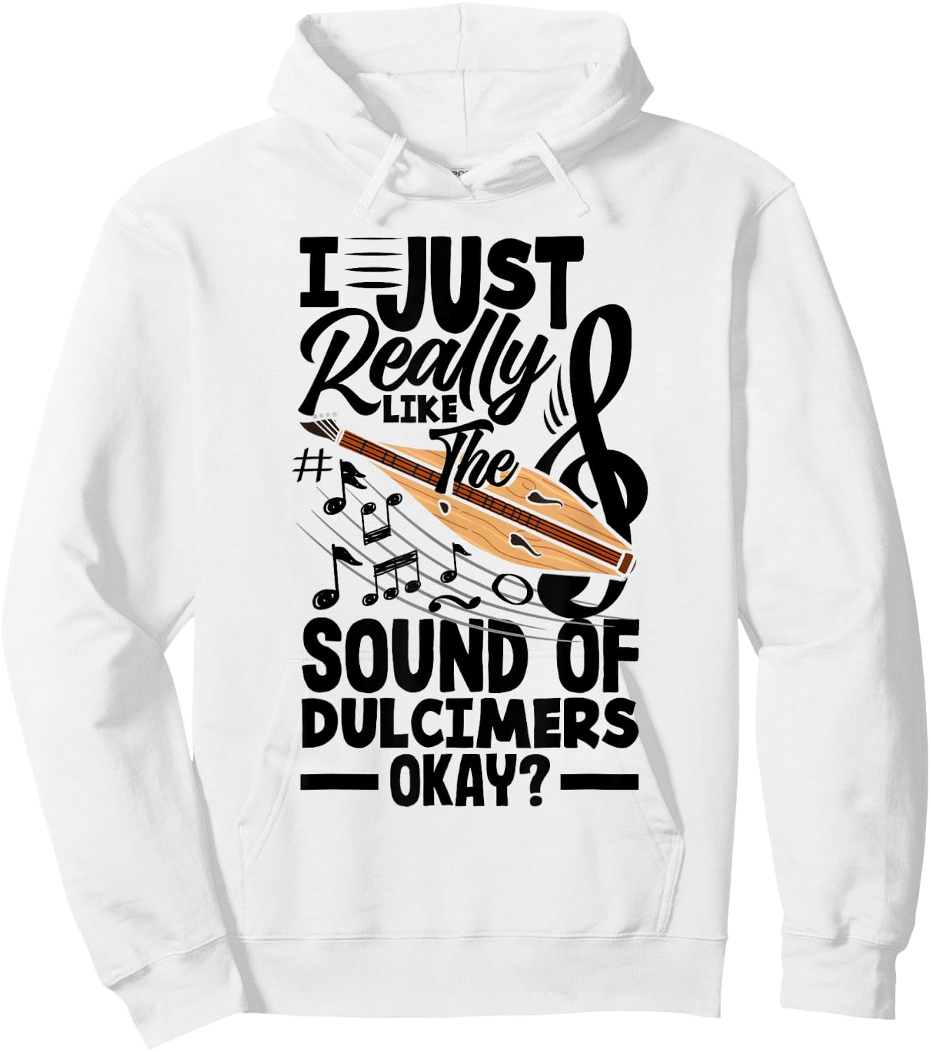 Dulcimer Appalachian Dulcimer Dulcimer Player Dulcimerist Hoodie - Hoodie | White