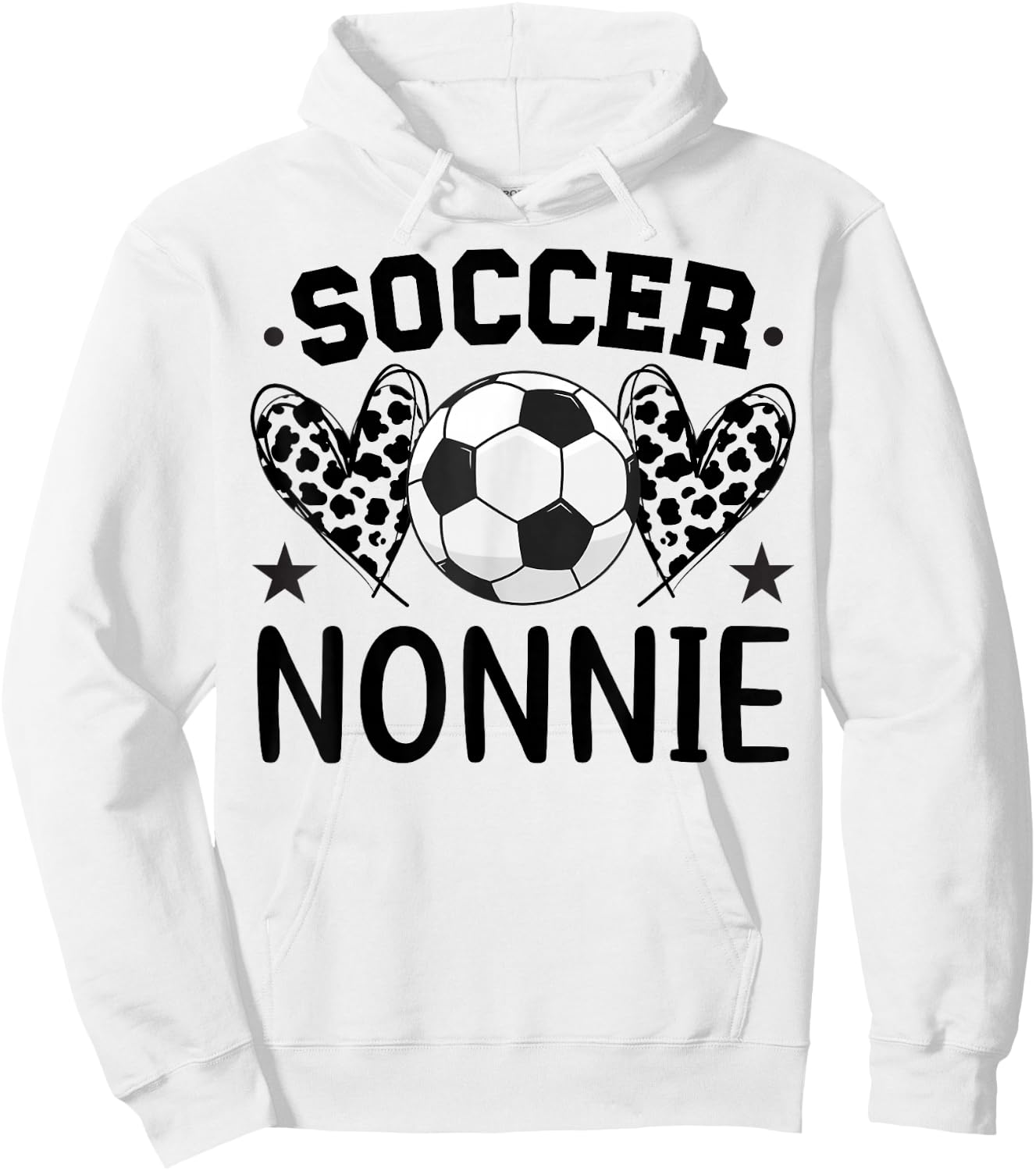 Soccer Nonnie Hearts Nonnie Of A Soccer Player Nonnie Hoodie - Hoodie | White