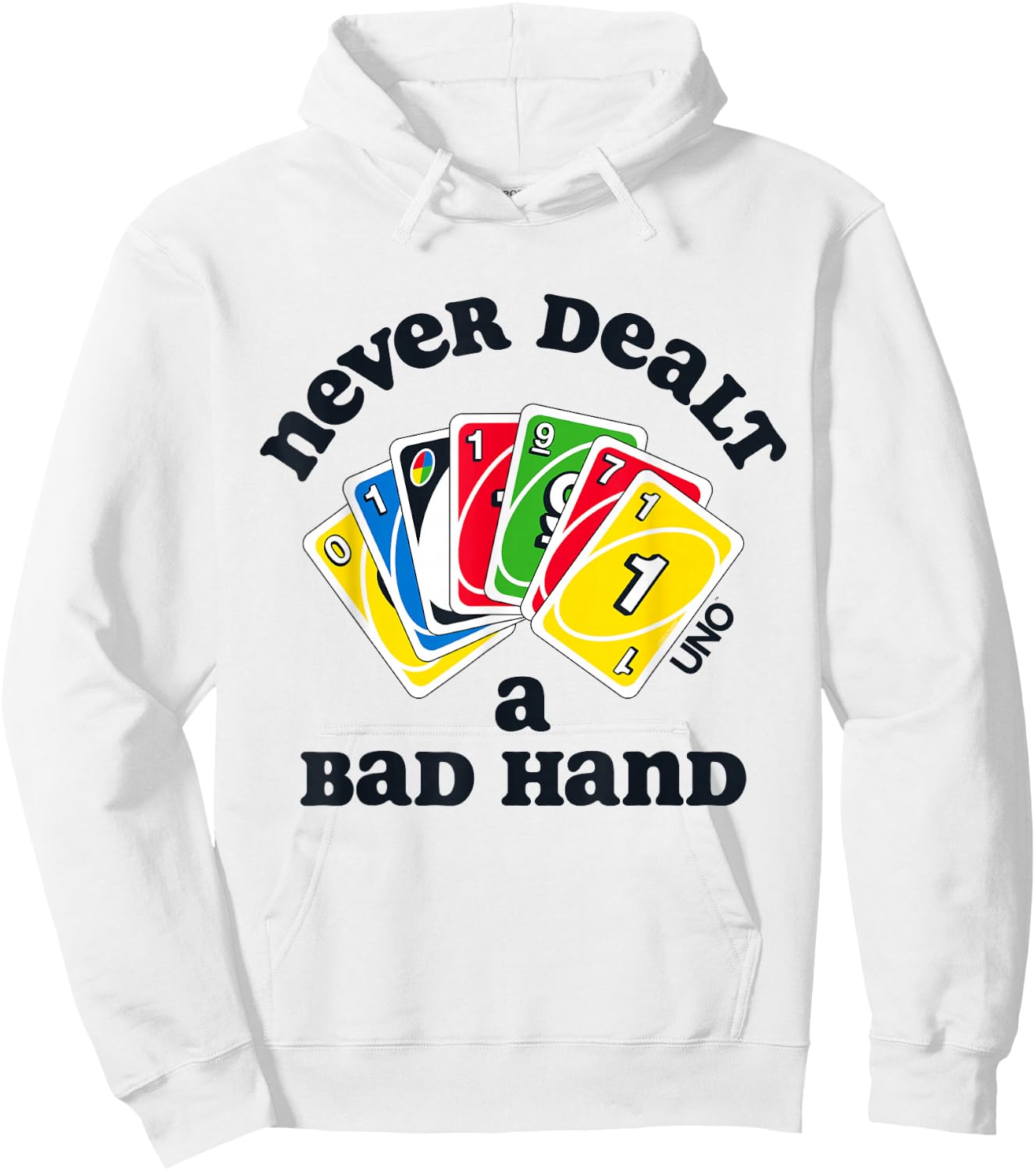UNO - Never Dealt a Bad Hand Hoodie - Hoodie | White