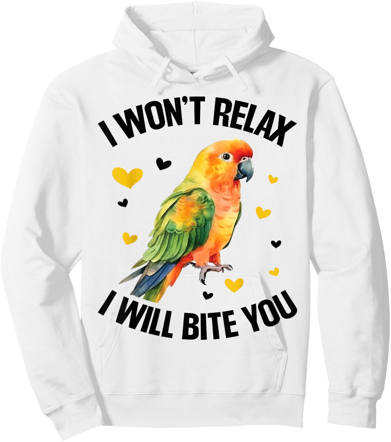 Sun Conure Bed Sun Conure Food Sun Conures Sunconure Hoodie - Hoodie | White