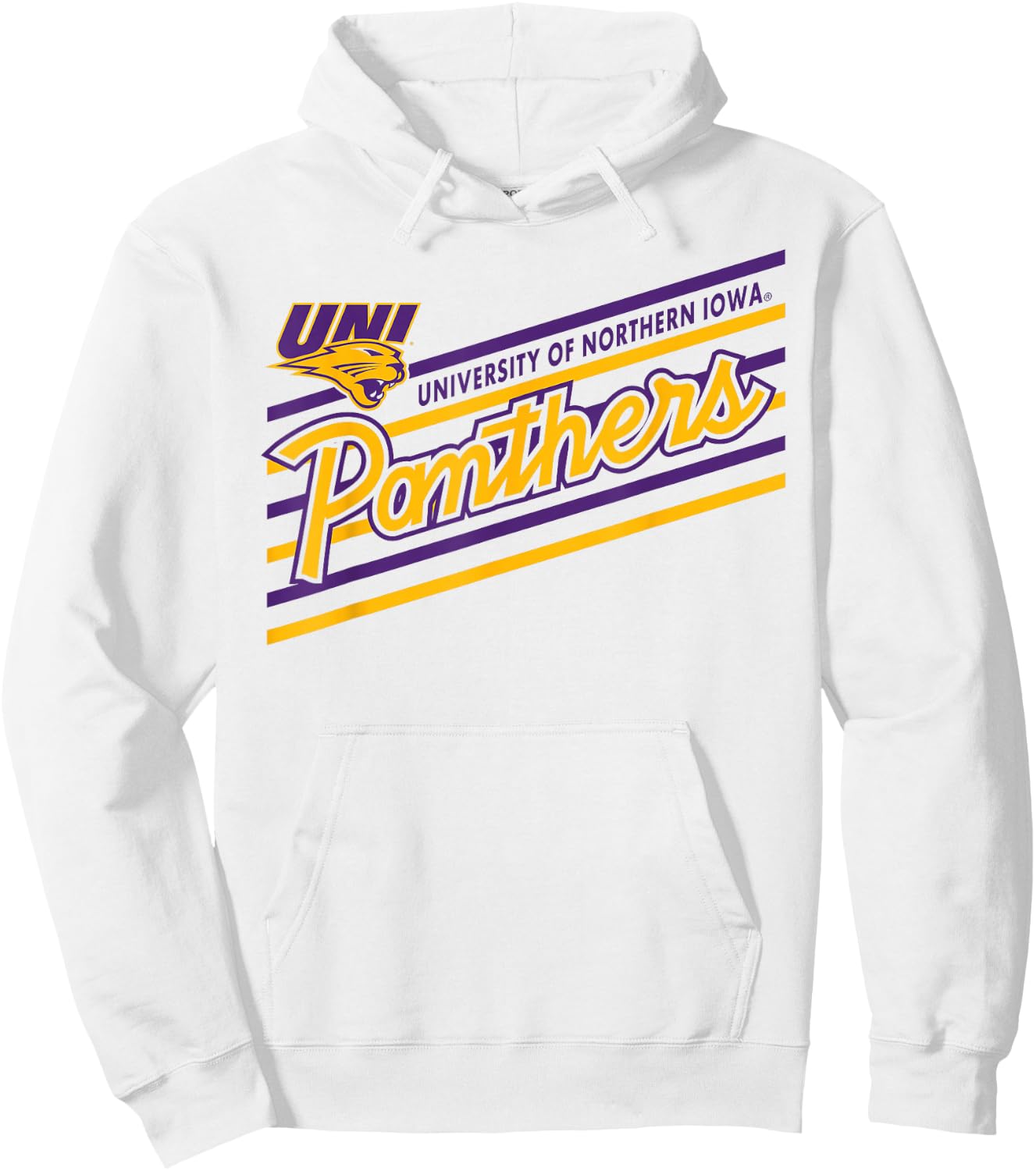Northern Iowa Panthers Retro Performer White Hoodie - Hoodie | White
