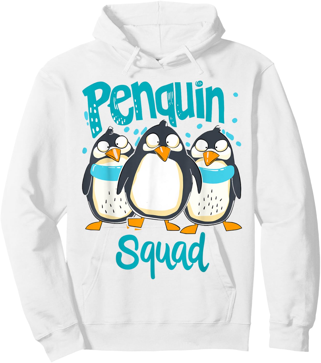 Penguin Squad for Penguin Lover Shirt | Kids Penguin Hoodie - Hoodie | White