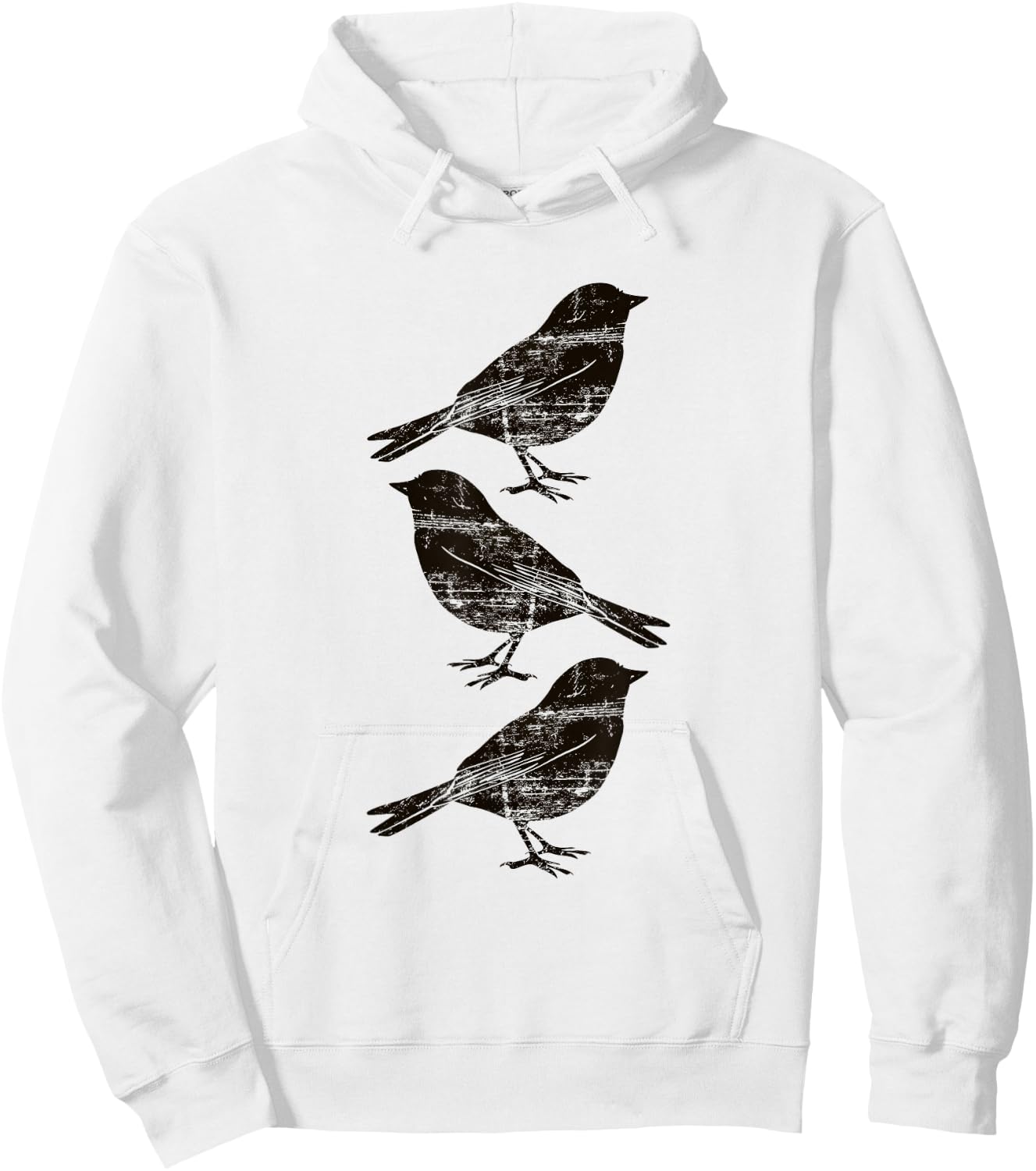 Bird on Bird Design Bird Watching Watcher Birder Hoodie - Hoodie | White