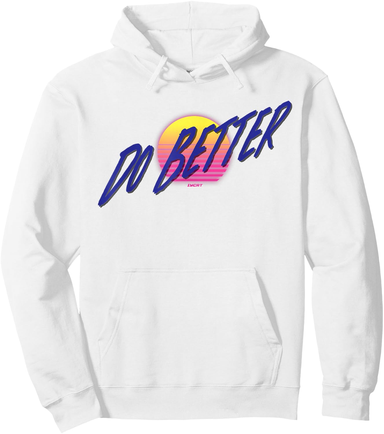 IYCRT Do Better Classic Fit Grey Cotton Polyester Women's Small XS Regular Sleeve Hoodie - Hoodie | White