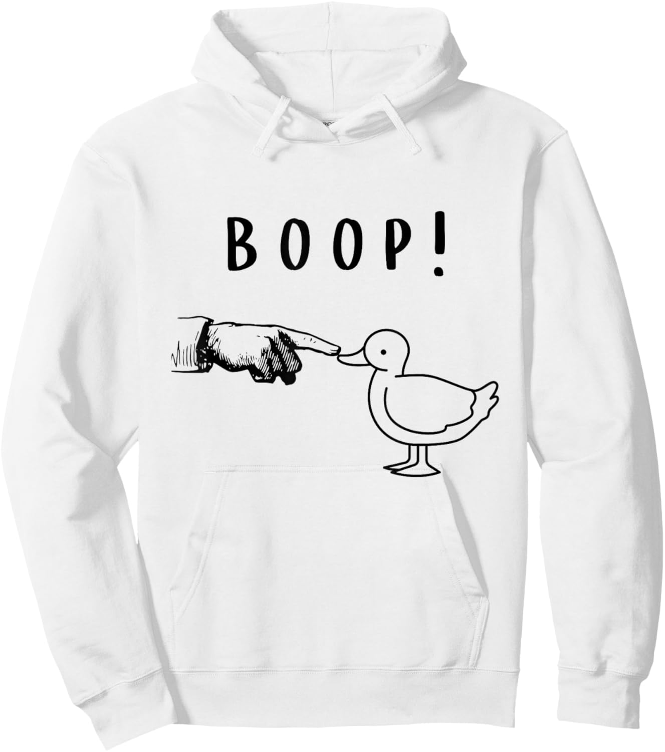 Duck Lover Funny Slogan Beak Boop Waterfowl Fowl Farmer Hoodie - Hoodie | White