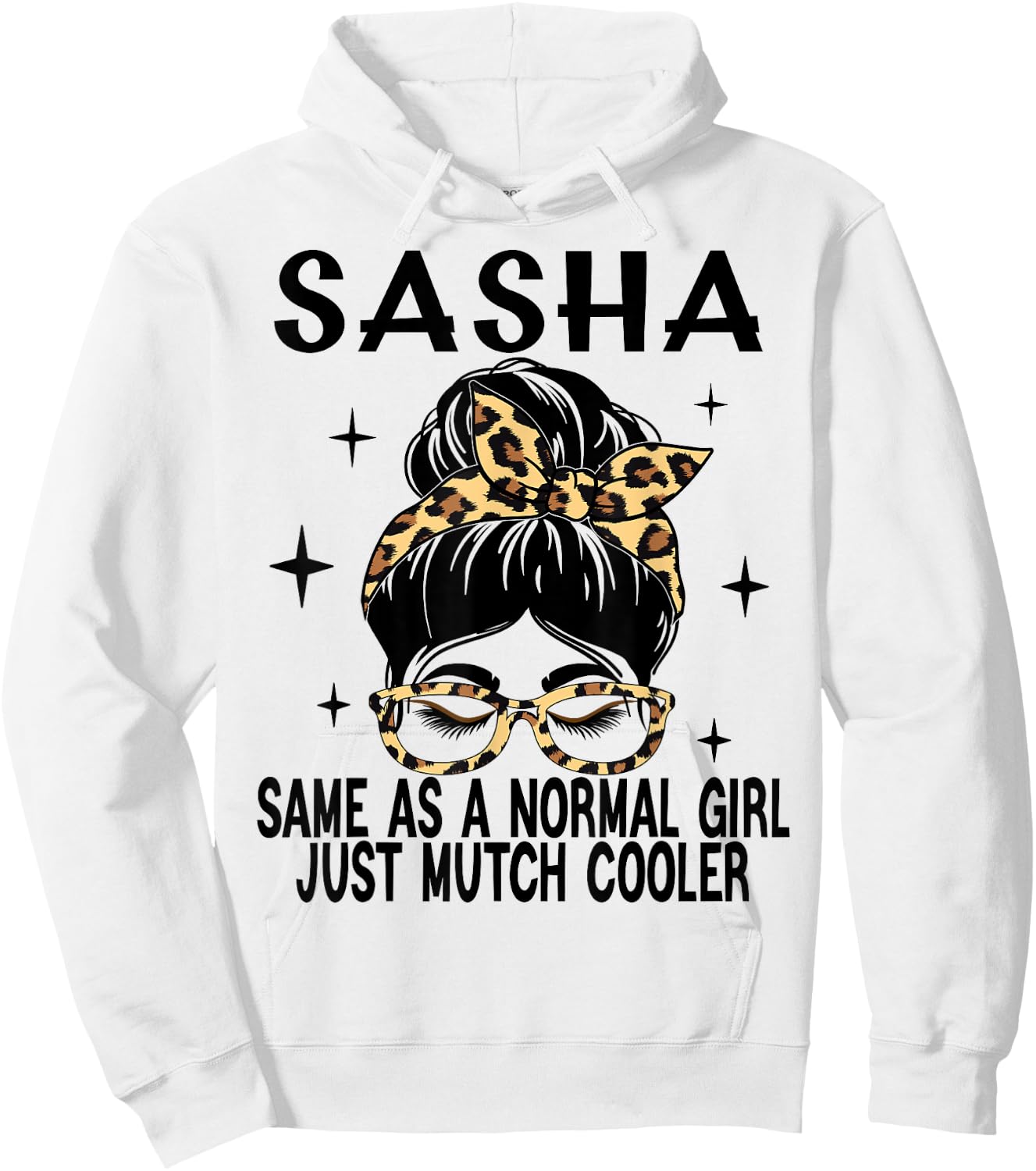 SASHA Costume Cute Definition Personalized Name SASHA Hoodie - Hoodie | White