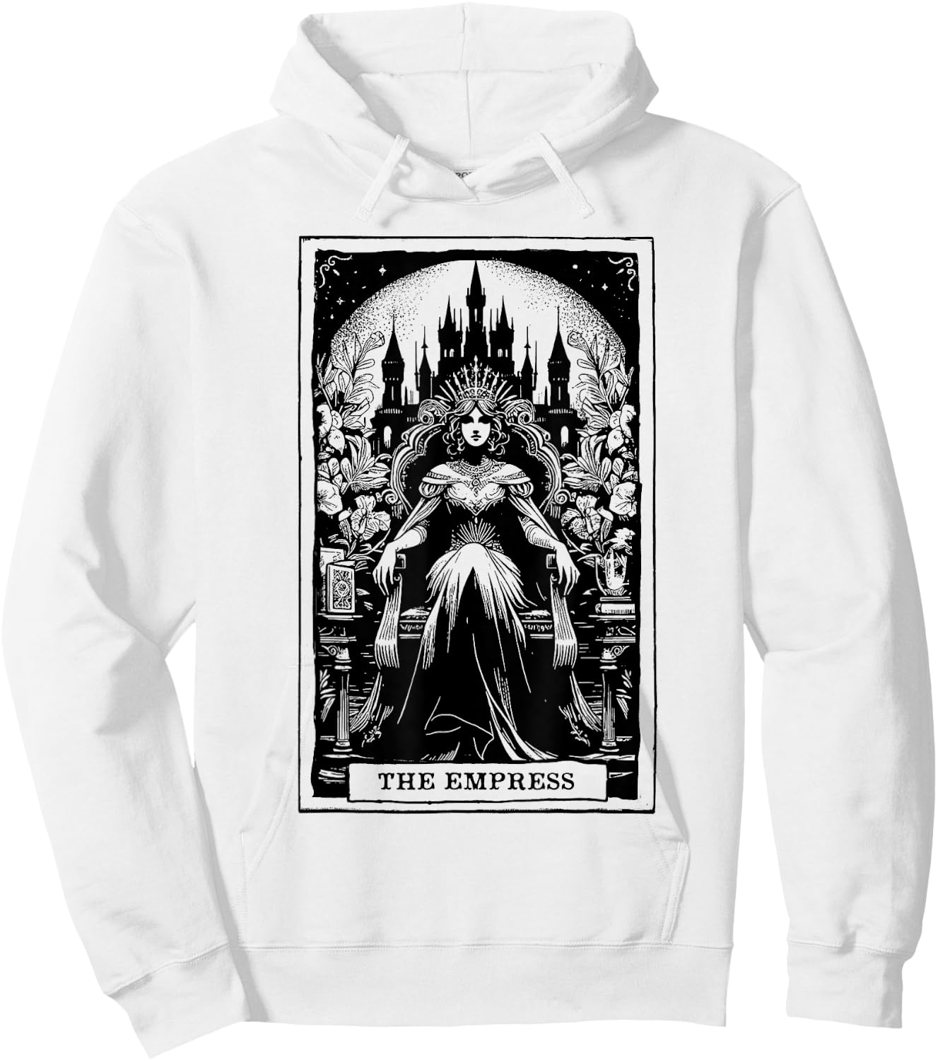 Tarot Card Shirt The Empress Tarot Card Major Arcana Hoodie - Hoodie | White