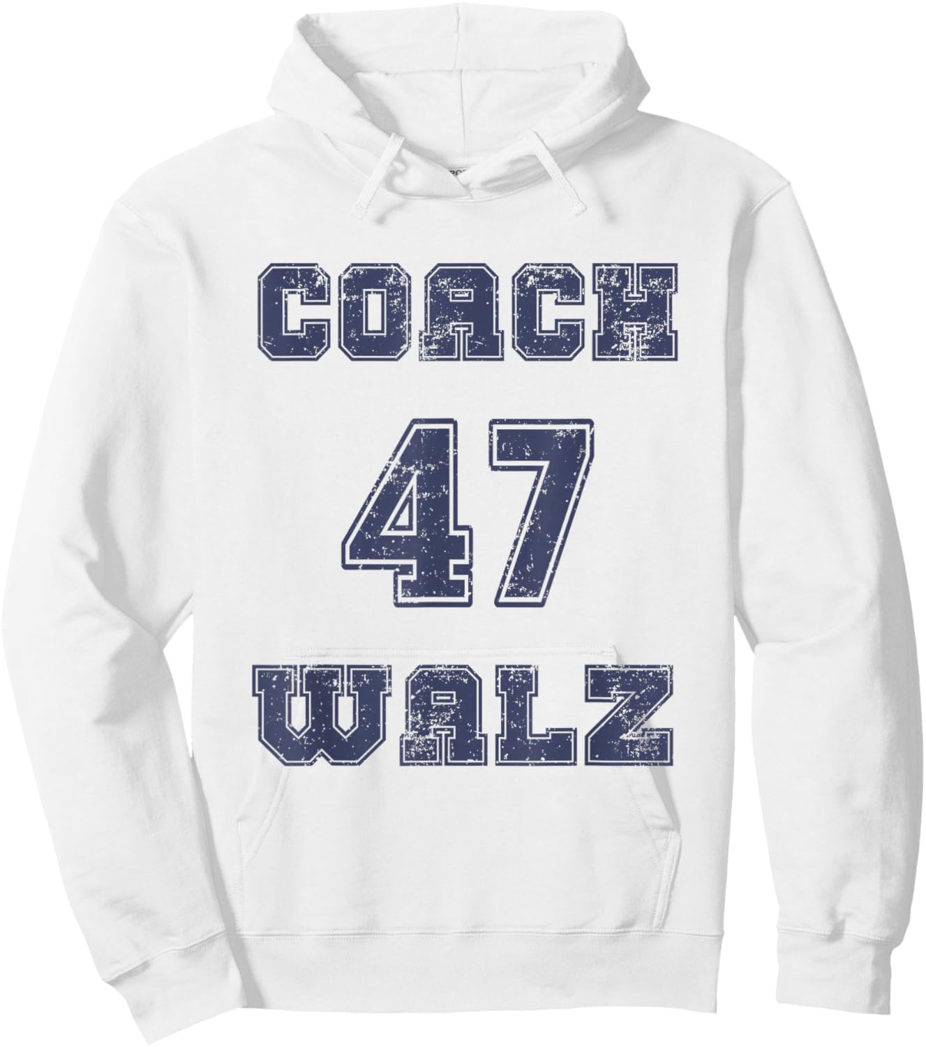 Coach 47 Walz Harris Waltz 2024 Hoodie - Hoodie | White