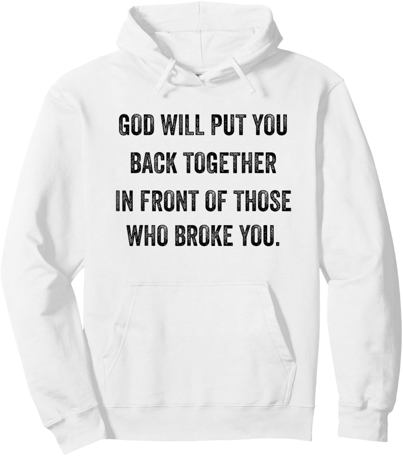 God-Will-Put-You-Back-Together Hoodie - Hoodie | White