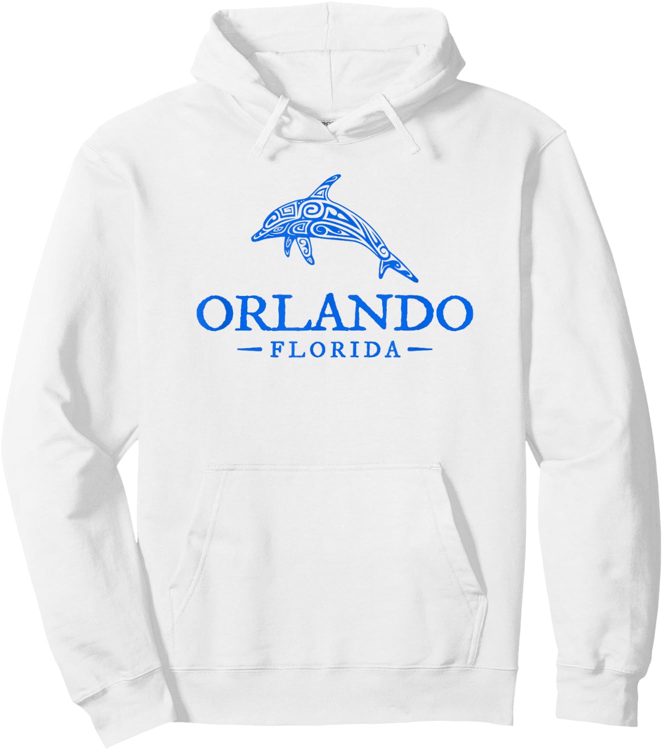 Orlando Florida Dolphin Women Beach Souvenir Hoodie - Hoodie | White