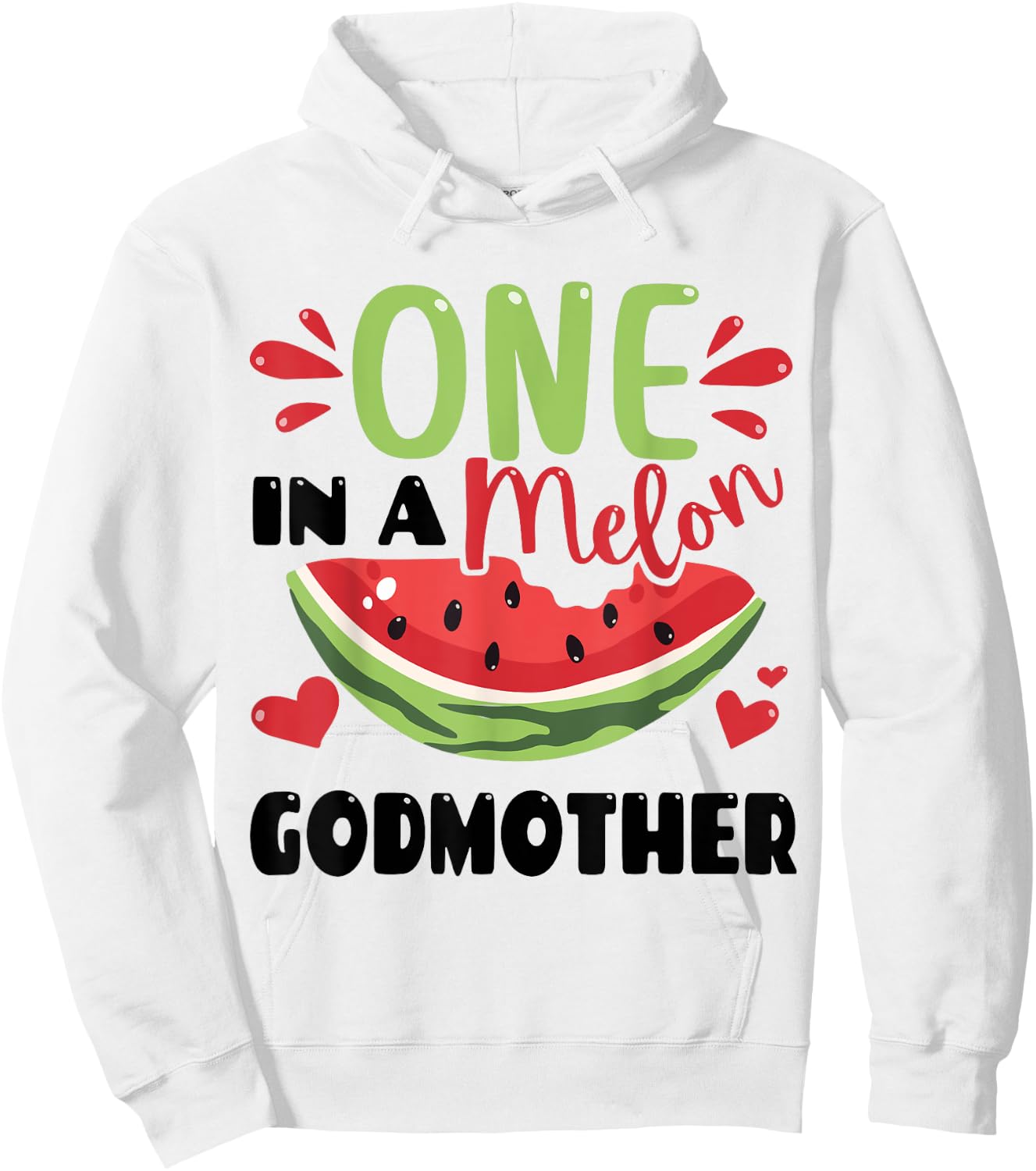 One in a Melon Godmother Summer Birthday Matching Group Women Kids Hoodie - Hoodie | White