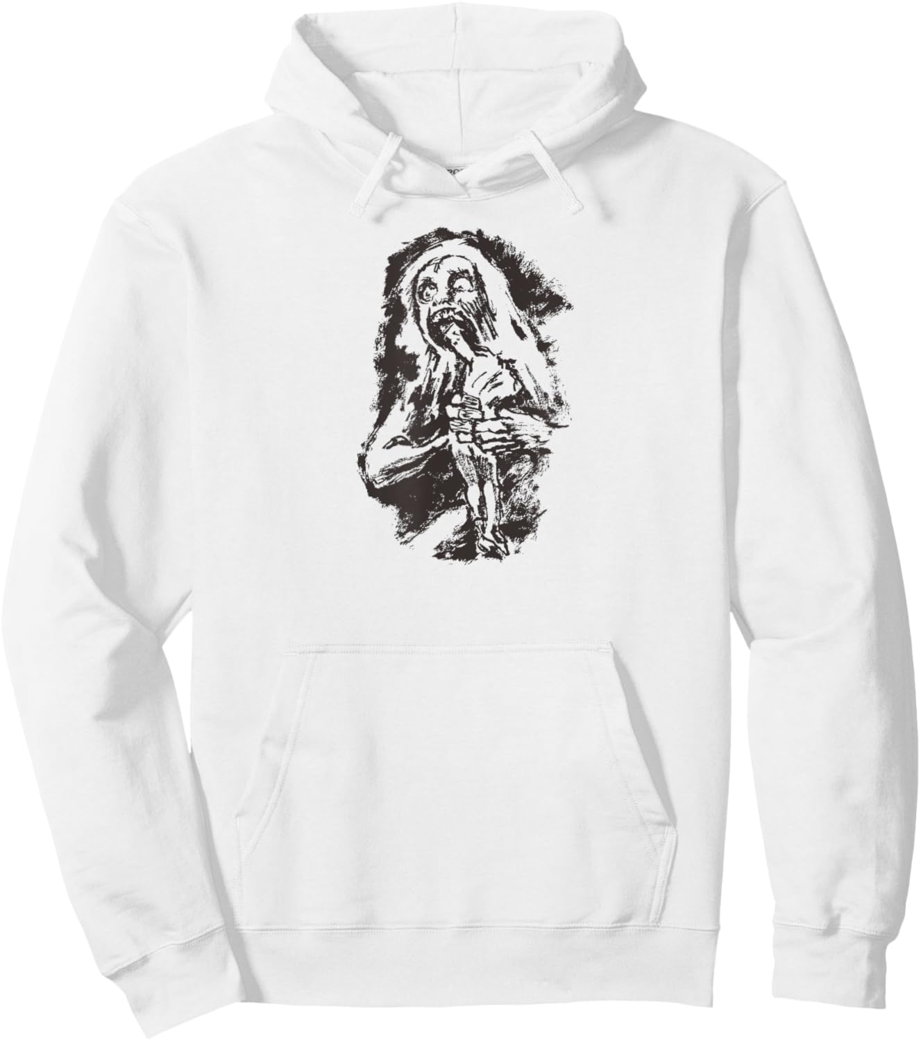 GOYA Halloween Literary Saturn Devouring His Son Fun Hoodie - Hoodie | White