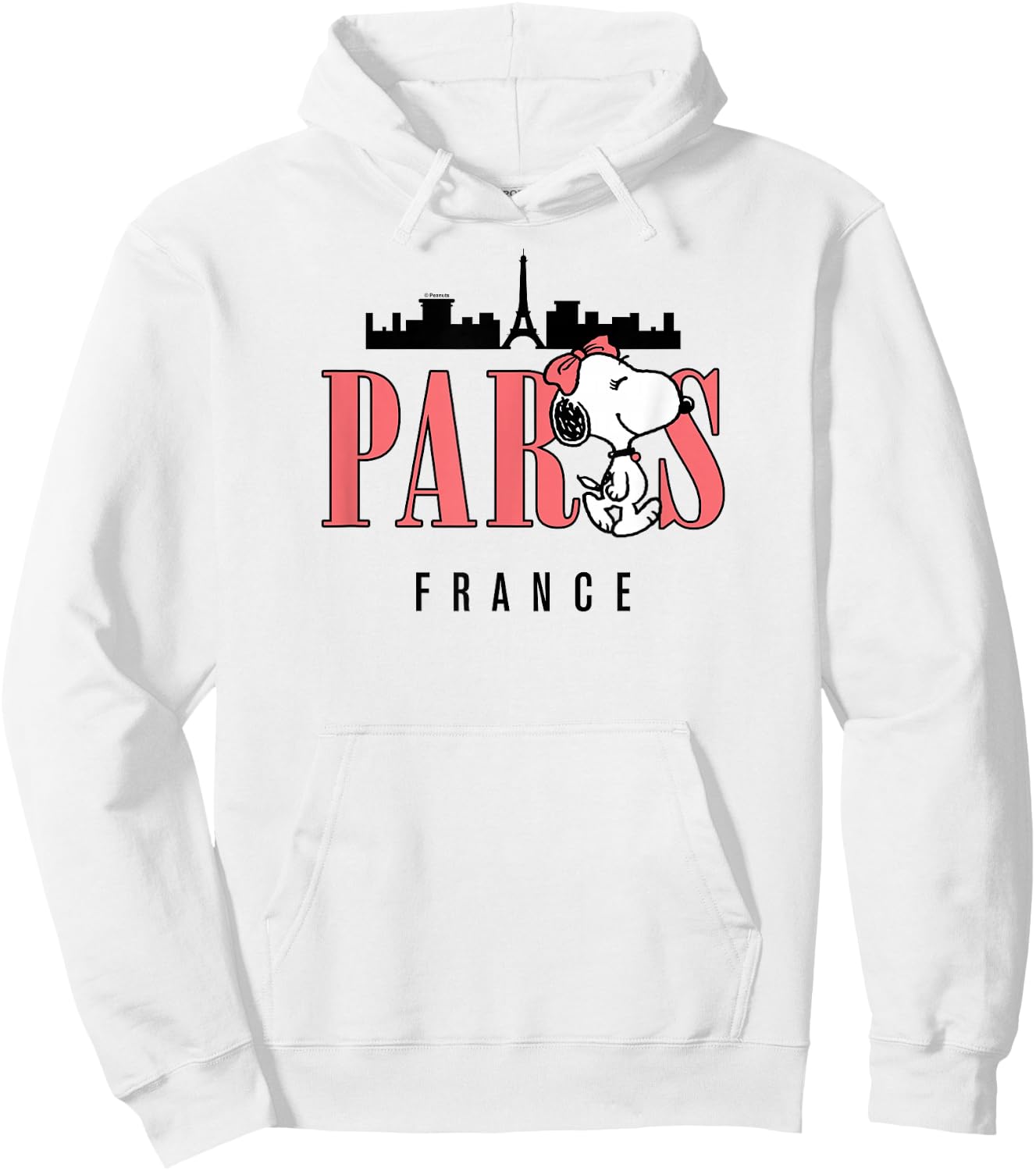 Peanuts - Belle Paris France Hoodie - Hoodie | White