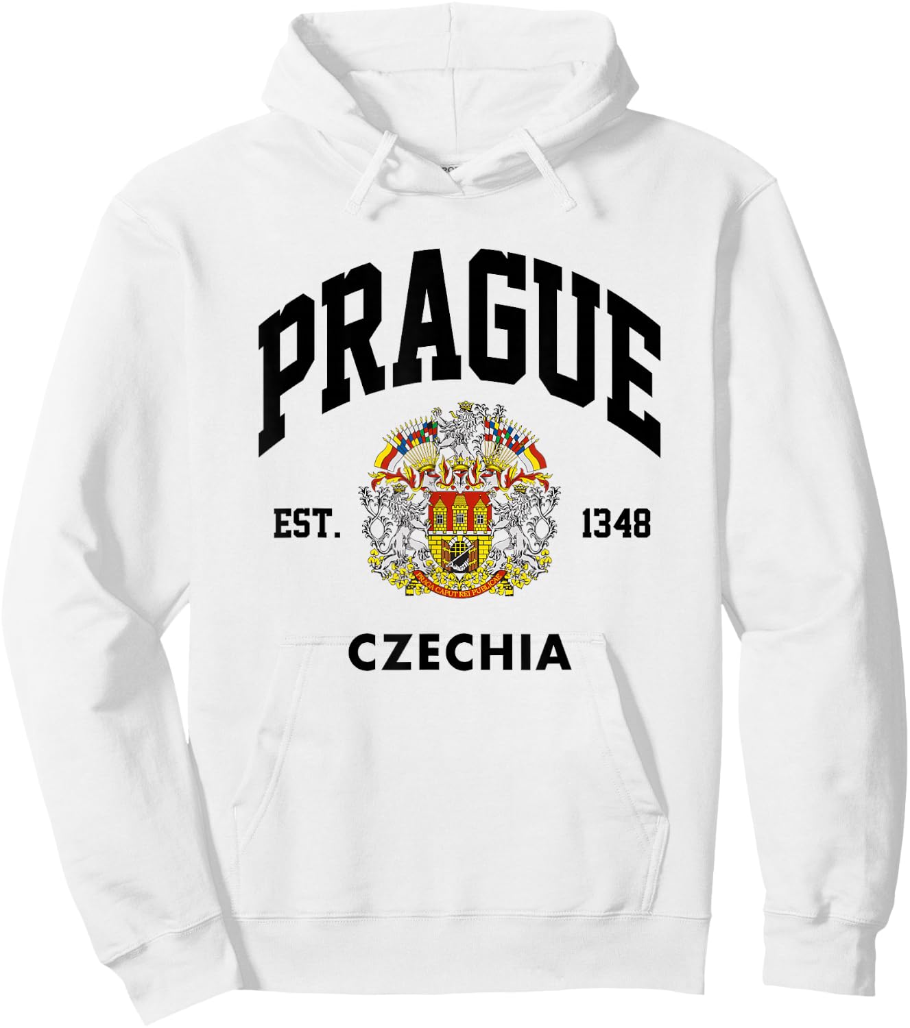 Prague Czech, Prague trip, Czech Capital Prague gift Hoodie - Hoodie | White
