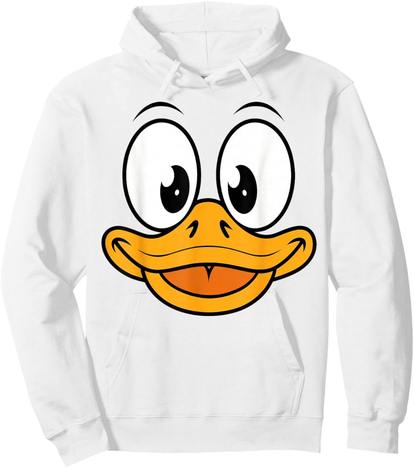 Duck Shirt Adult Kids Men Women Duck Face Costume Hoodie - Hoodie | White