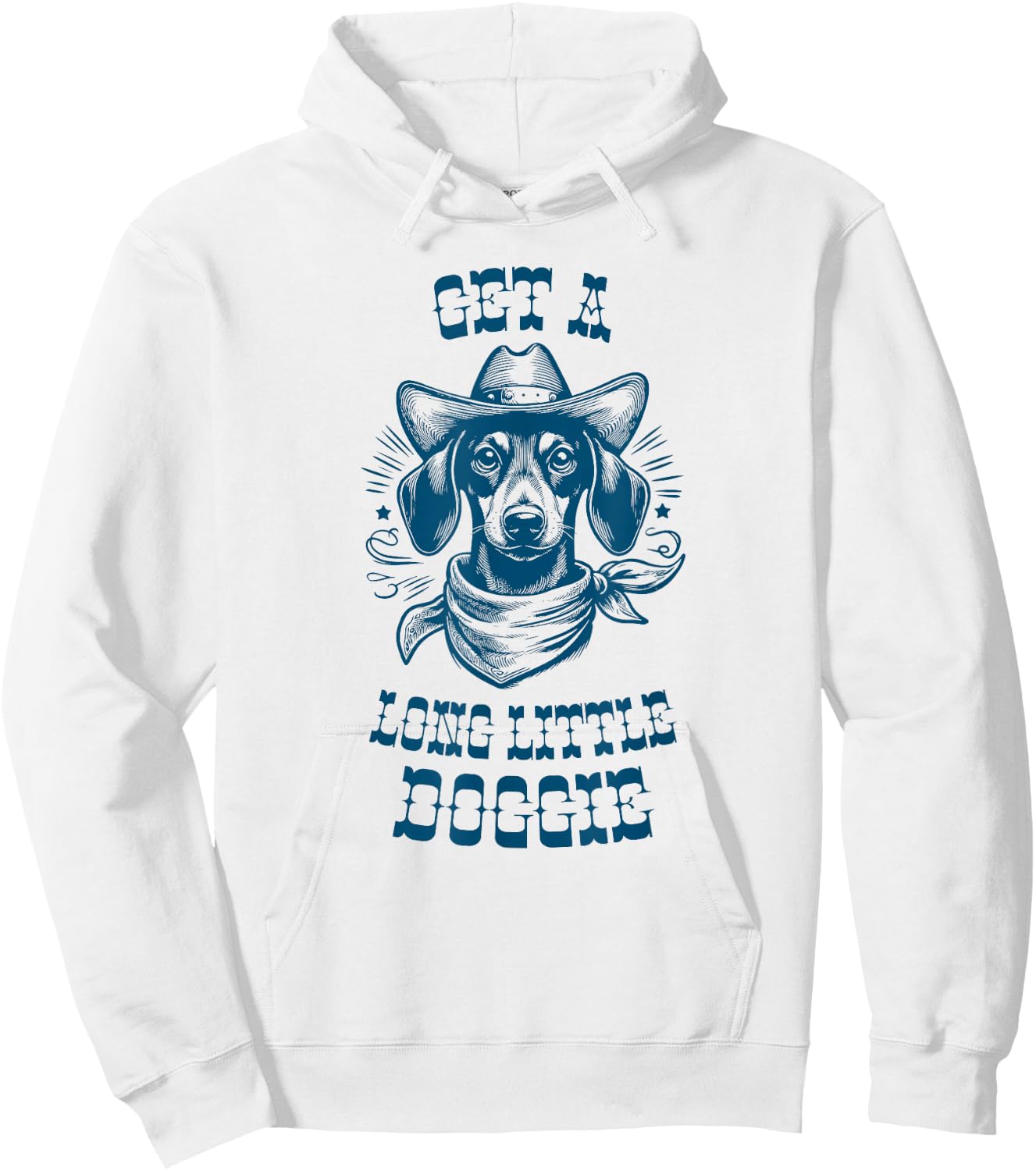 Get A Long Little Doggie 1-MDBL Hoodie - Hoodie | White