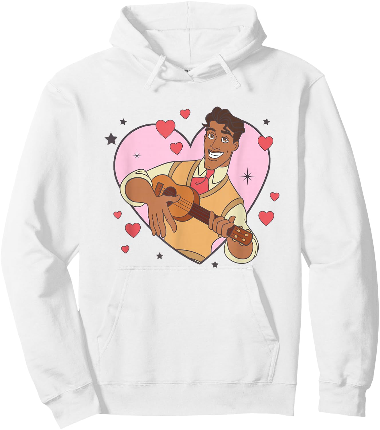 Disney The Princess And The Frog Valentine's Day Naveen Logo Hoodie - Hoodie | White