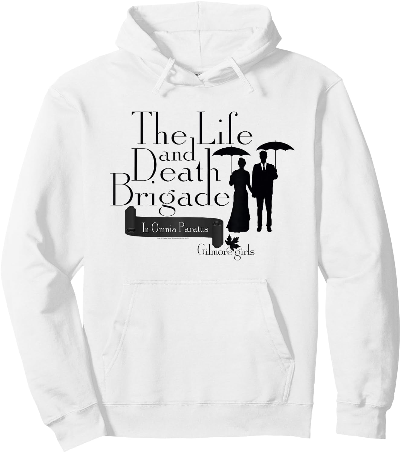 Gilmore Girls The Life and Death Brigade Hoodie - Hoodie | White