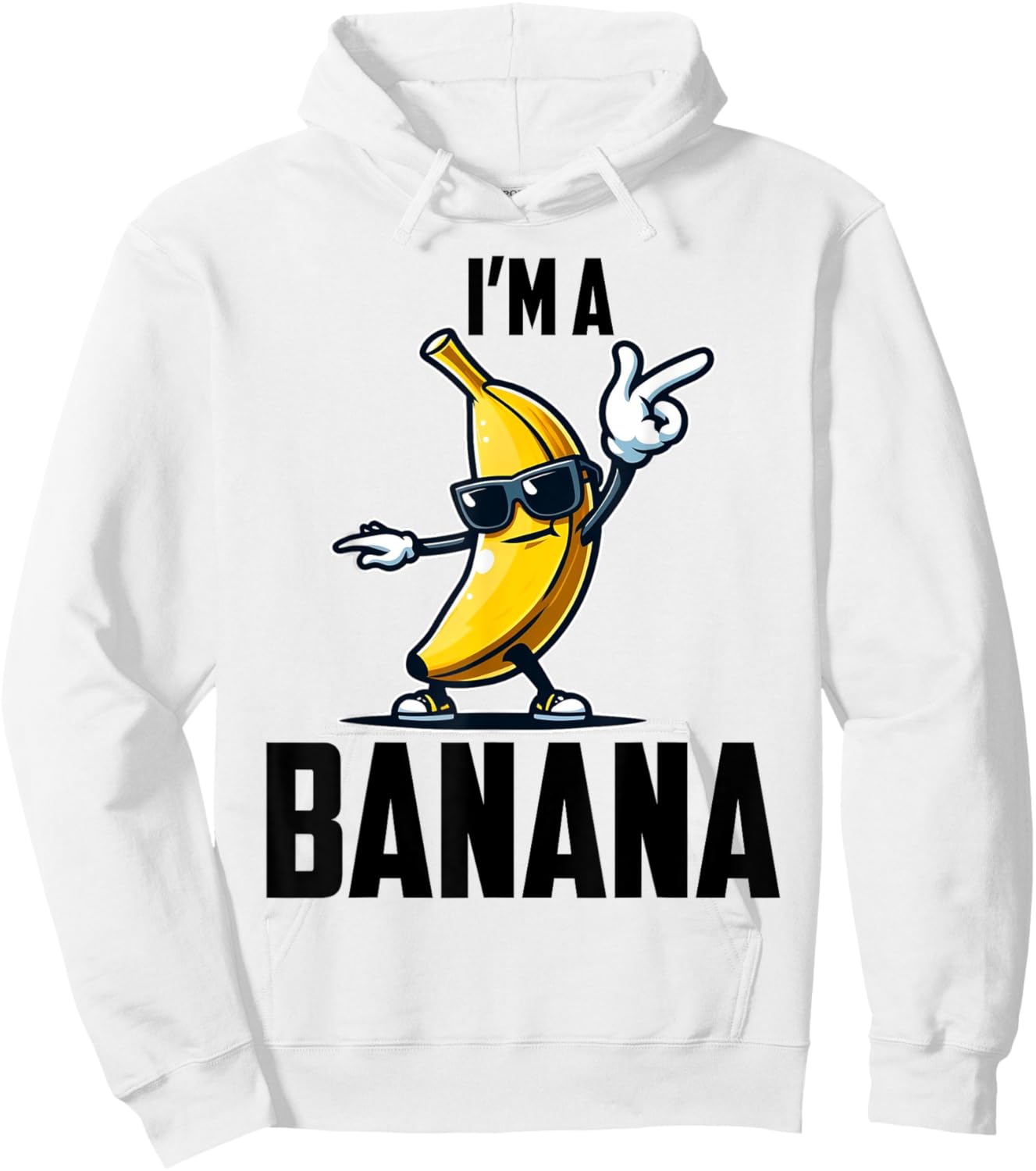 I'm A Banana Shirt Cute Funny Banana Costume Men Women Kids Hoodie - Hoodie | White