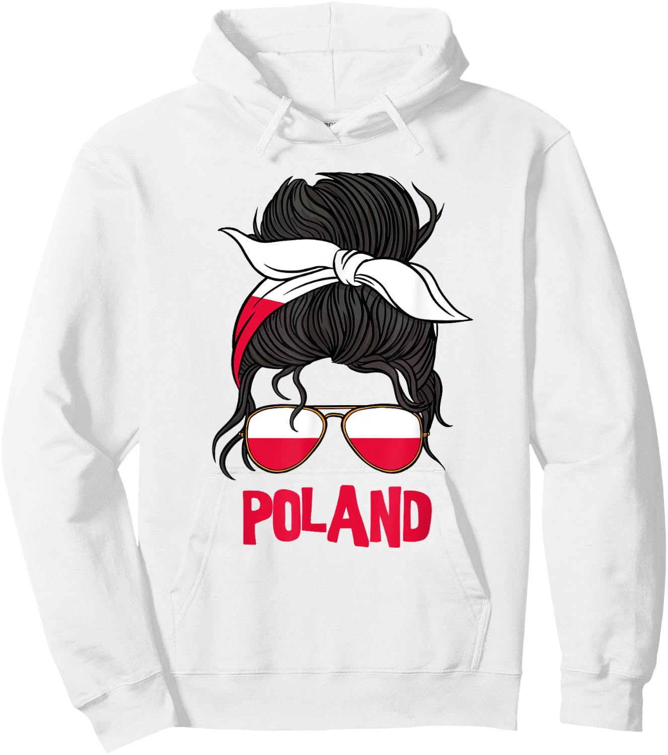 Poland graphic design for girls kid Polish toodler Hoodie - Hoodie | White
