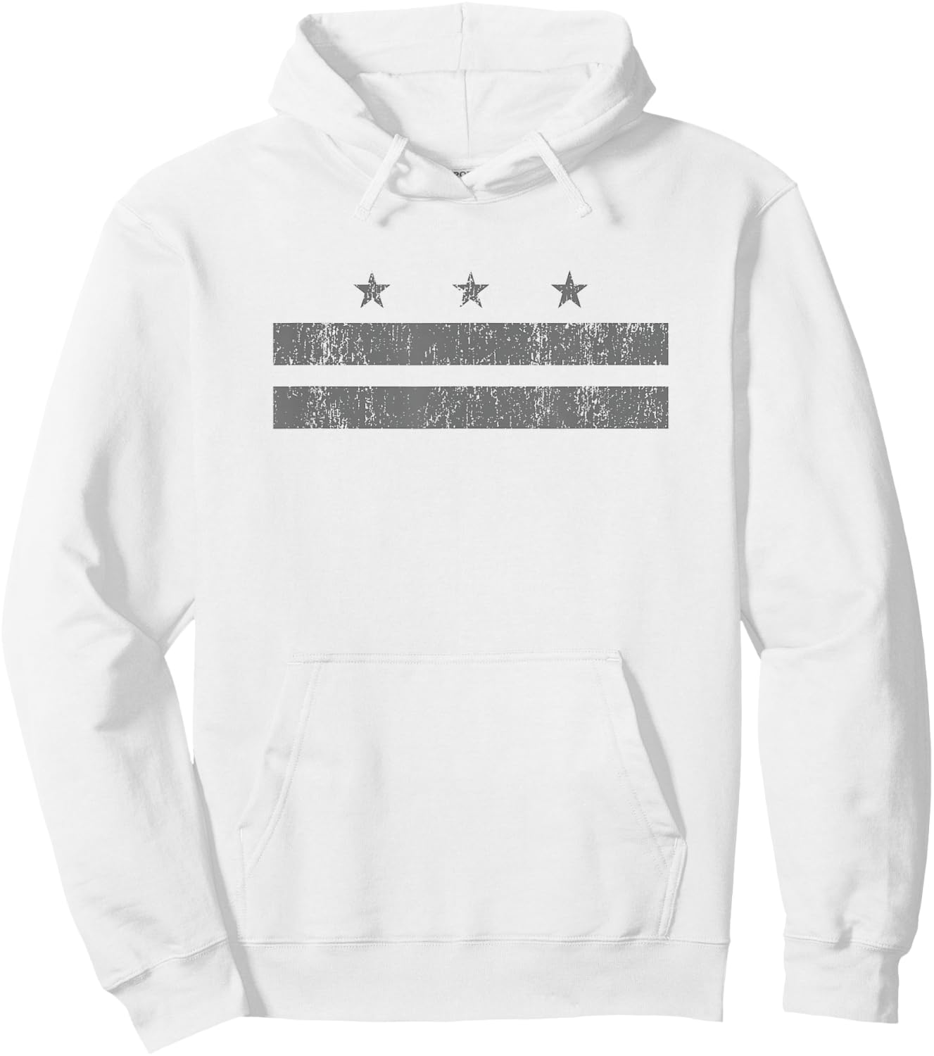 Vintage Washington DC District Retro Columbia Flag Shirt Men Hoodie - Hoodie | White
