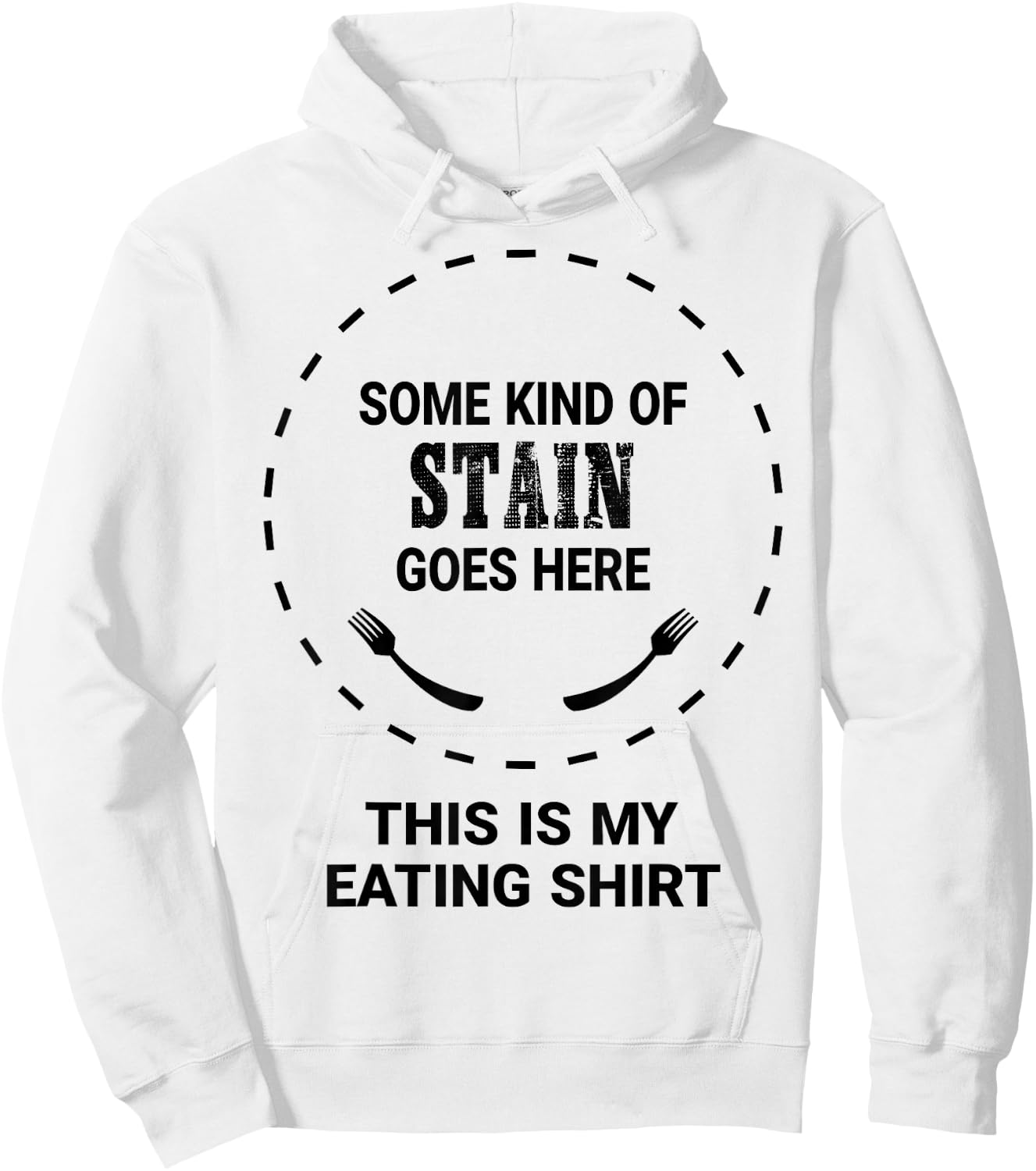 This Is My Eating Shirt | Funny Stain | Eater Lover Hoodie - Hoodie | White