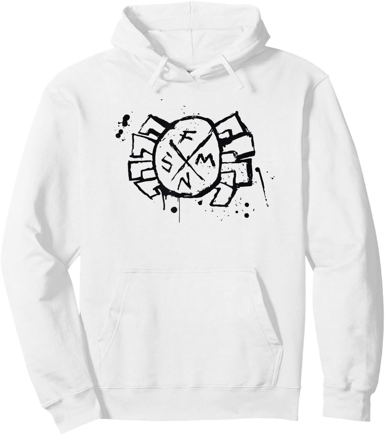 Marvel Spider-Man Across The Spider-Verse Part 1 Punk Logo Hoodie - Hoodie | White