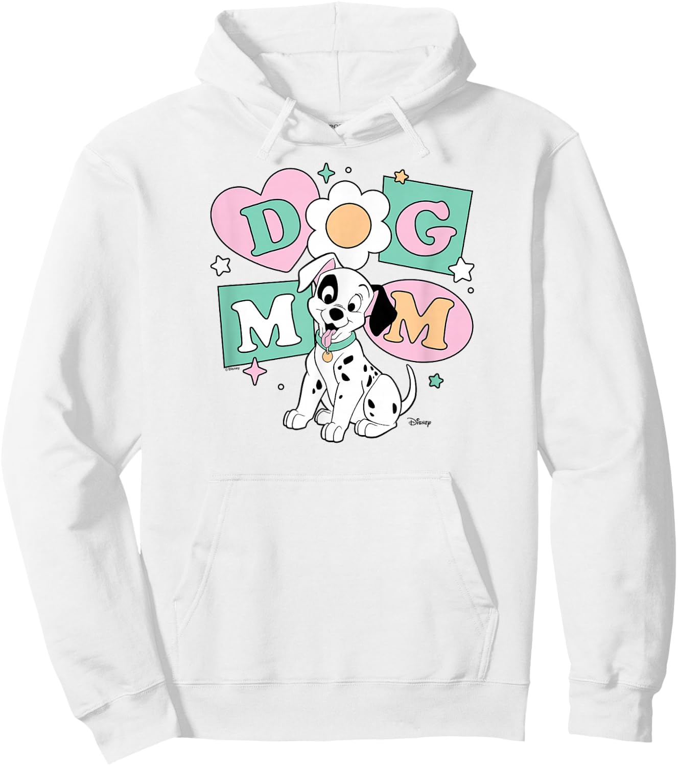 101 Dalmatians - Spot The Puppy Dog Mom Hoodie - Hoodie | White
