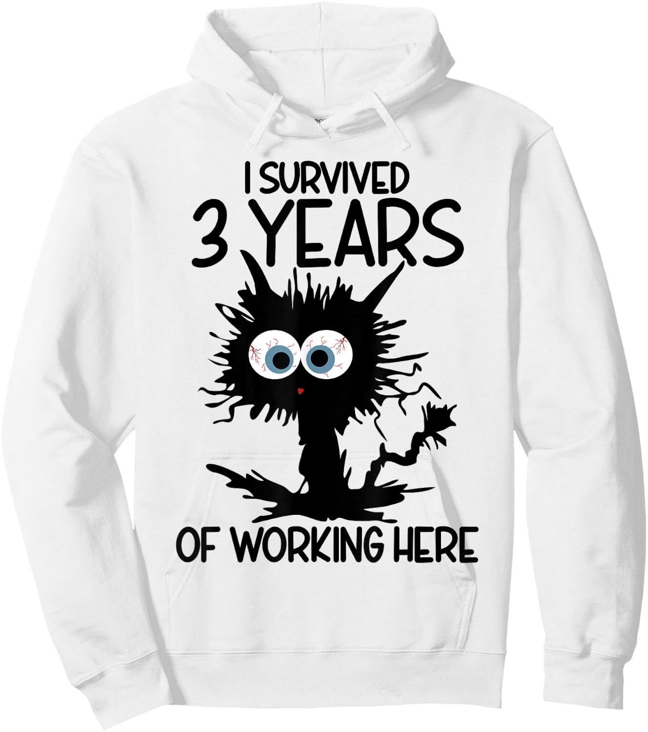 I Survived 3 Years Of Working Here Hoodie - Hoodie | White