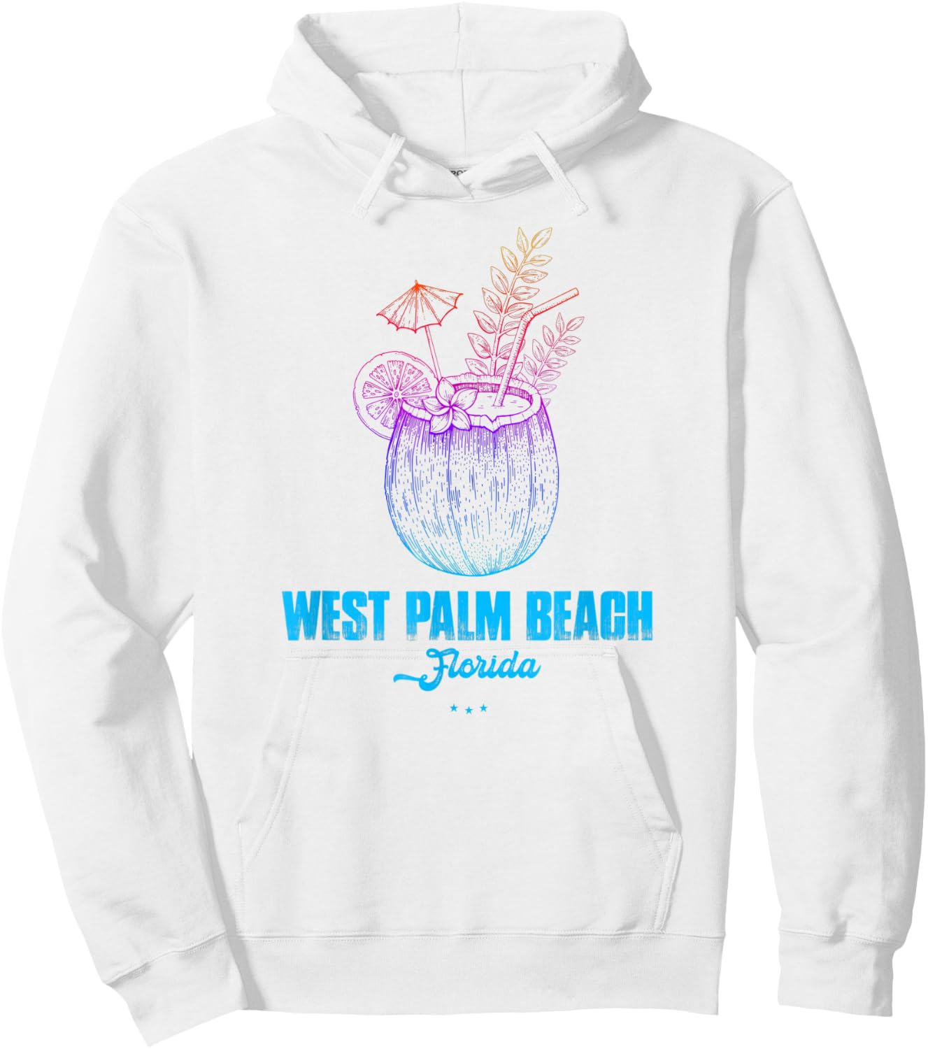 West Palm Beach Souvenir - Florida Reminder Women Hoodie - Hoodie | White