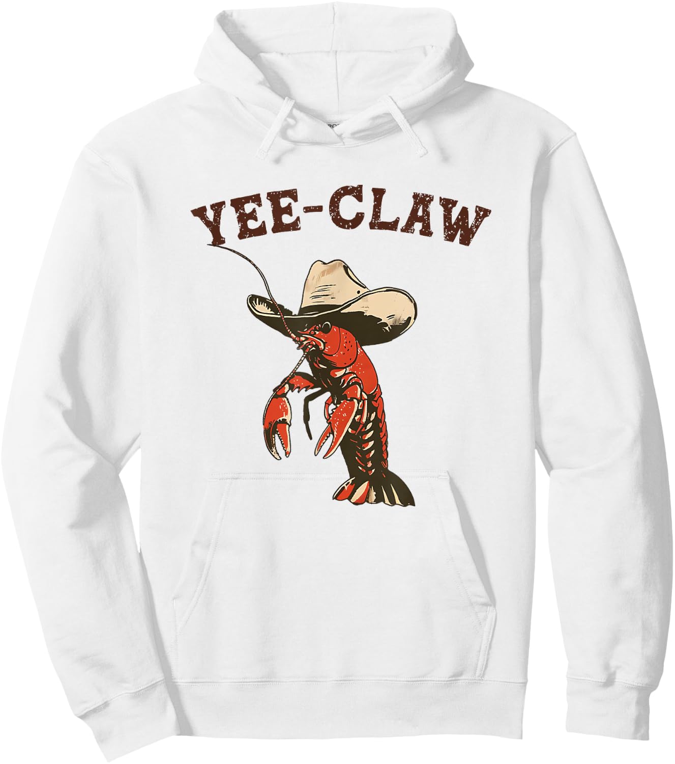 Yee Claw! Funny Crawfish Cajun Seafood Festival Hoodie - Hoodie | White