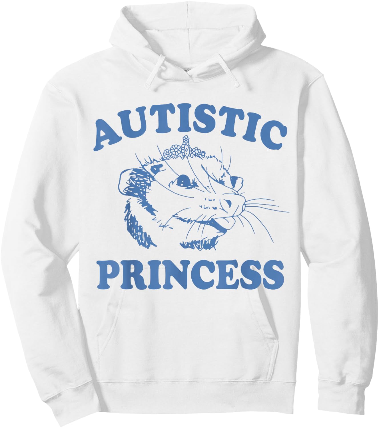 Autistic Princess Shirt, Autistic Princess Hoodie - Hoodie | White