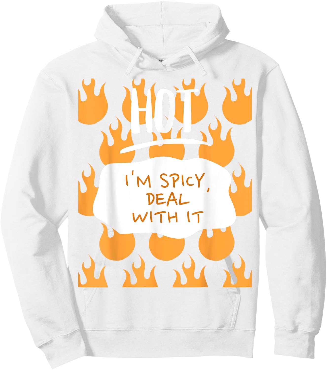Hot Hot Sauce Packet Group Halloween Costume Matching Hoodie - Hoodie | White