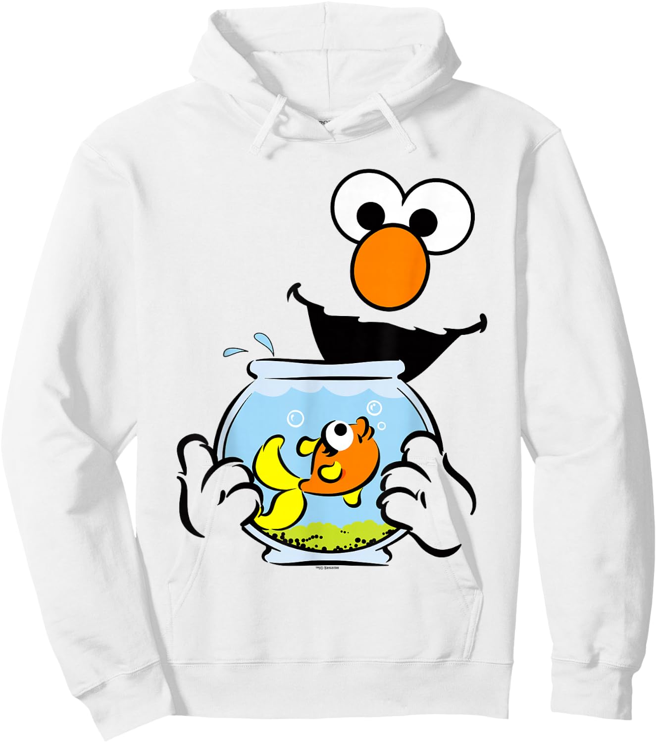 Sesame Street Elmo Dorothy Face Halloween Costume Hoodie - Hoodie | White